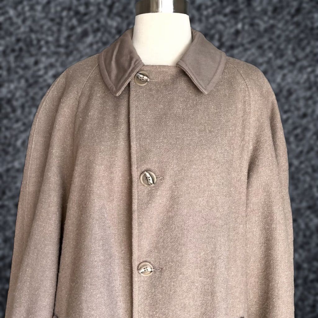 Pendleton VINTAGE Pendleton Wool Coat Jacket Overcoat Reversible Taupe 42 Men Coat Wool Button-FrontPocket Overcoat 70s USA Size US XS / EU 42 / 0 - 1 Thumbnail