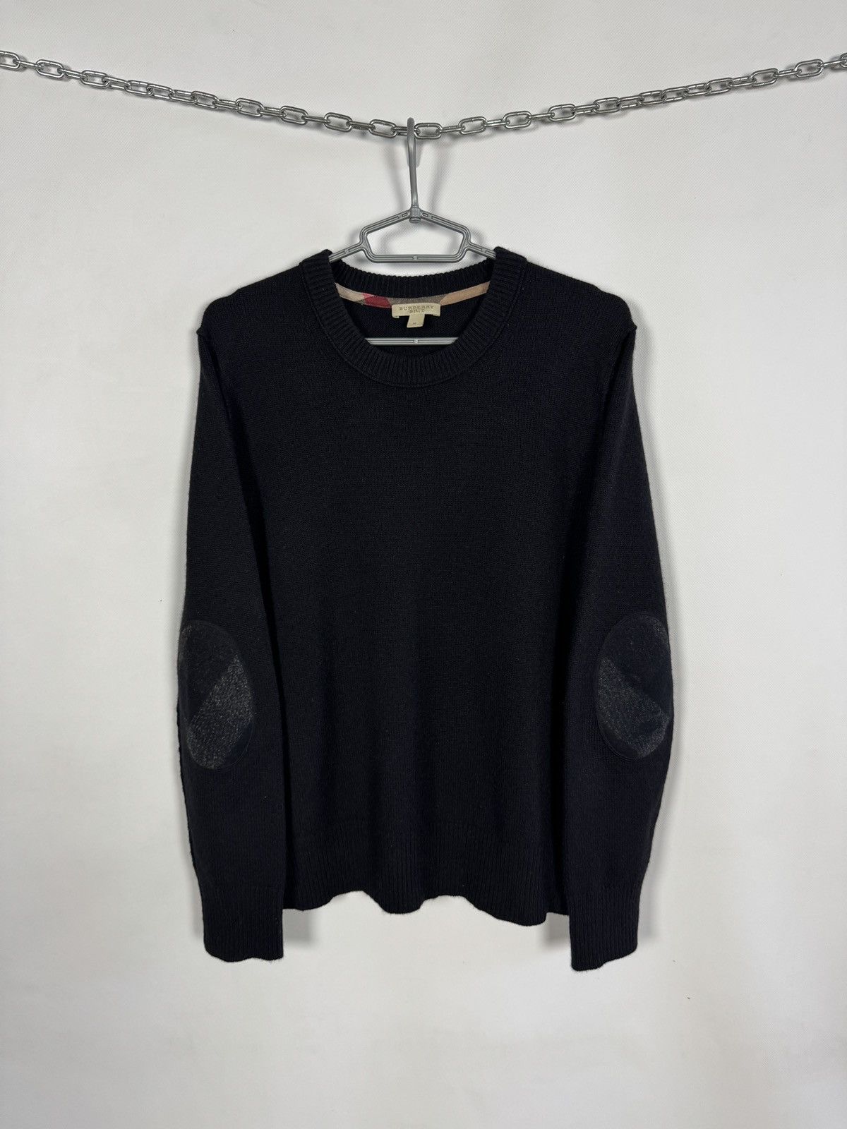 Burberry Burberry London Cashmere Sweater Black Elbow Patches Size M Size US M / EU 48-50 / 2 - 1 Thumbnail