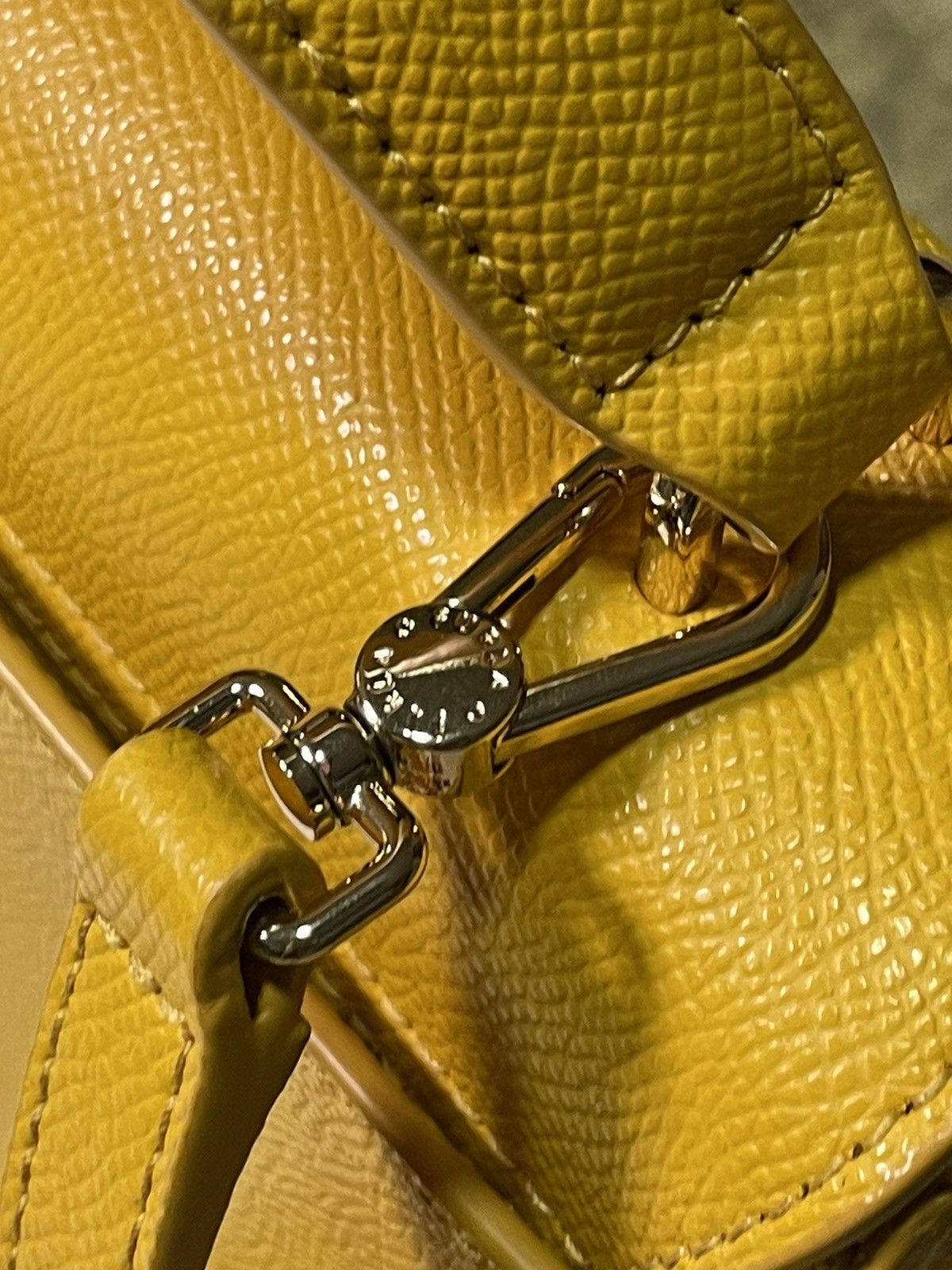 Furla Furla Bella Mini Top Handle Bag – Sunflower Yellow Size ONE SIZE - 7 Thumbnail