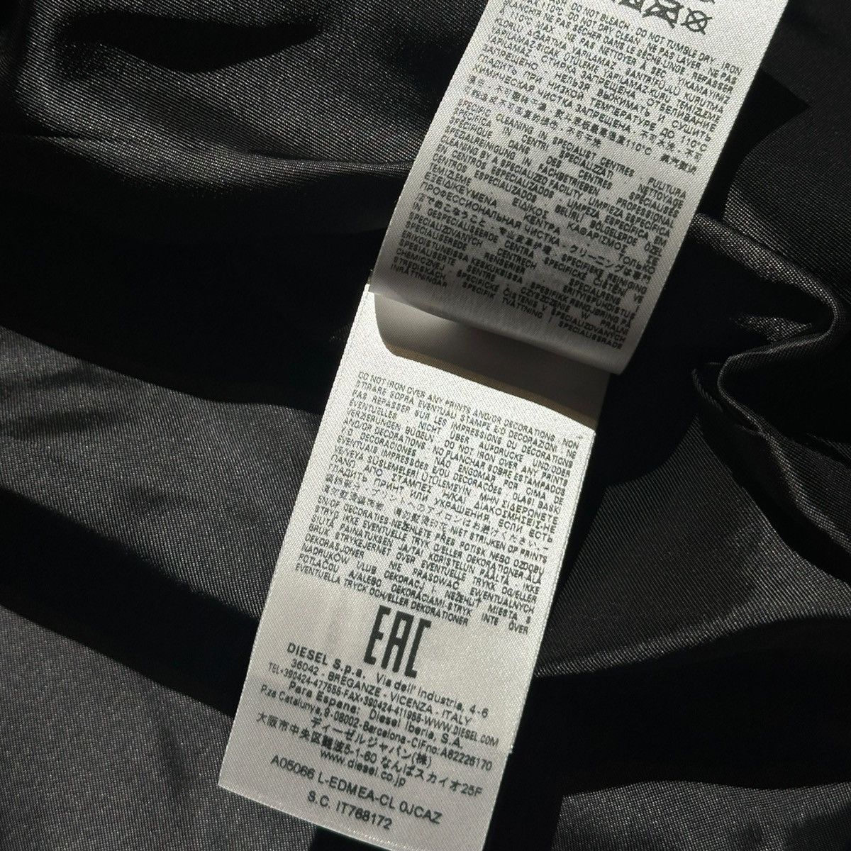 Diesel $1,400 Runway diesel L-edmea cropped leather jacket Size S / US 4 / IT 40 - 6 Thumbnail