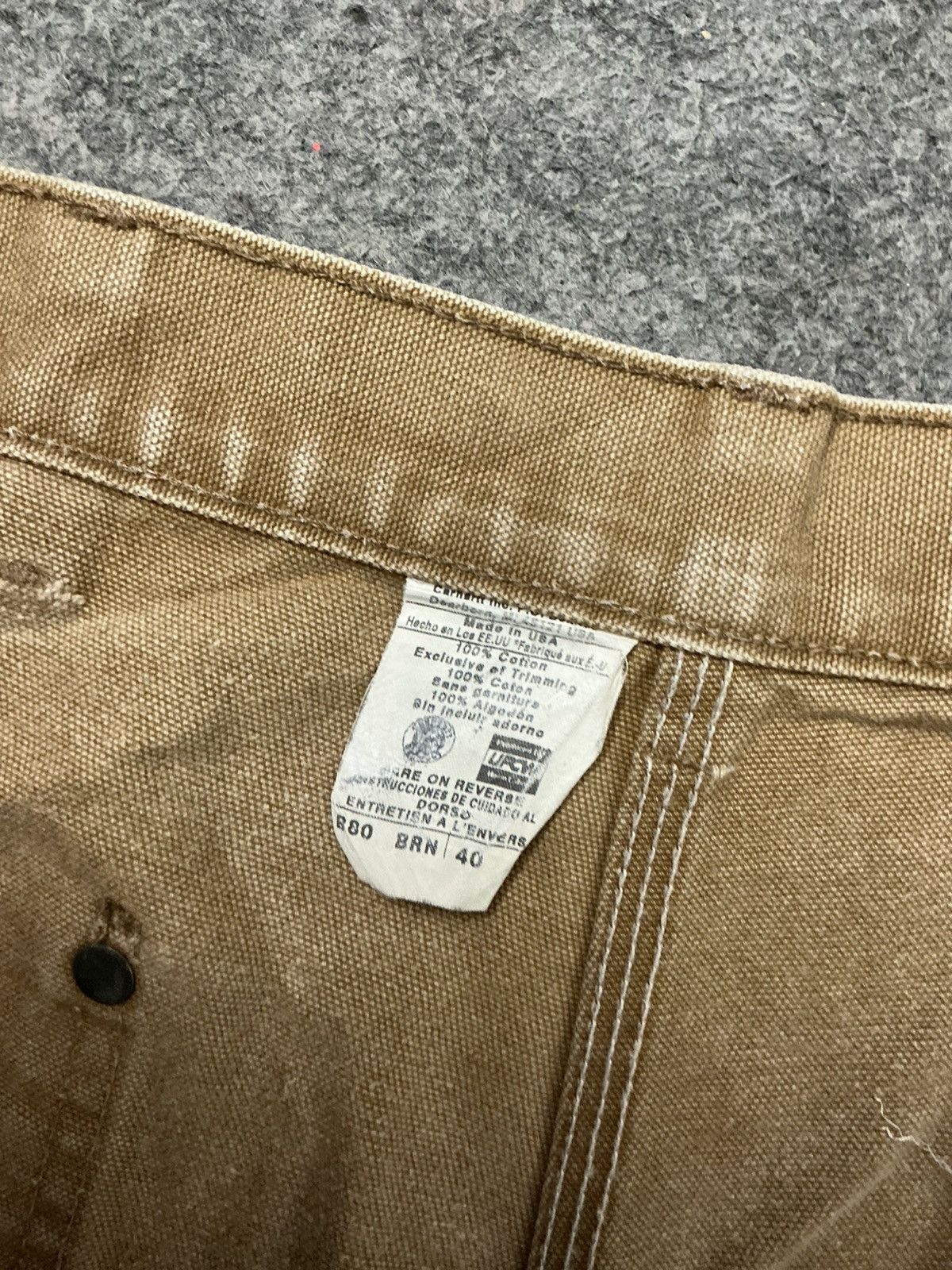Carhartt Rare 🔥 Carhartt B08 double knee short Size US 40 / EU 56 - 4 Thumbnail