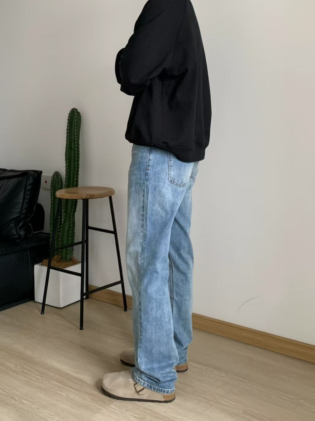 Japanese Brand × Vintage #01 Vintage Style Loose Casual Micro Flare Jeans Size US 32 / EU 48 - 3 Thumbnail