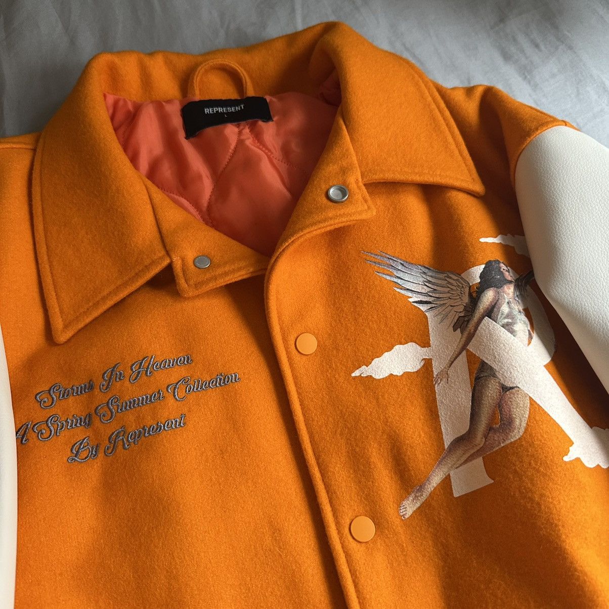 Represent Clo. Represent Storms In Heaven Varsiry Jacket Size US L / EU 52-54 / 3 - 2 Thumbnail