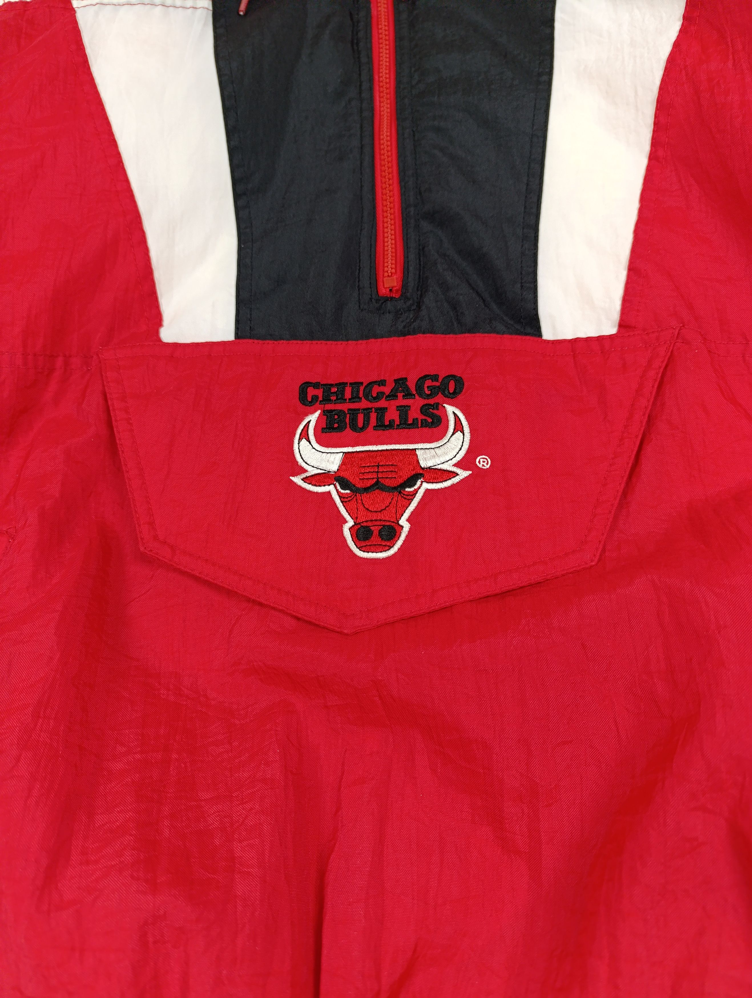 Starter VINTAGE 90S STARTER CHICAGO BULLS JACKET KANGAROO POCKET Size US XL / EU 56 / 4 - 12 Thumbnail
