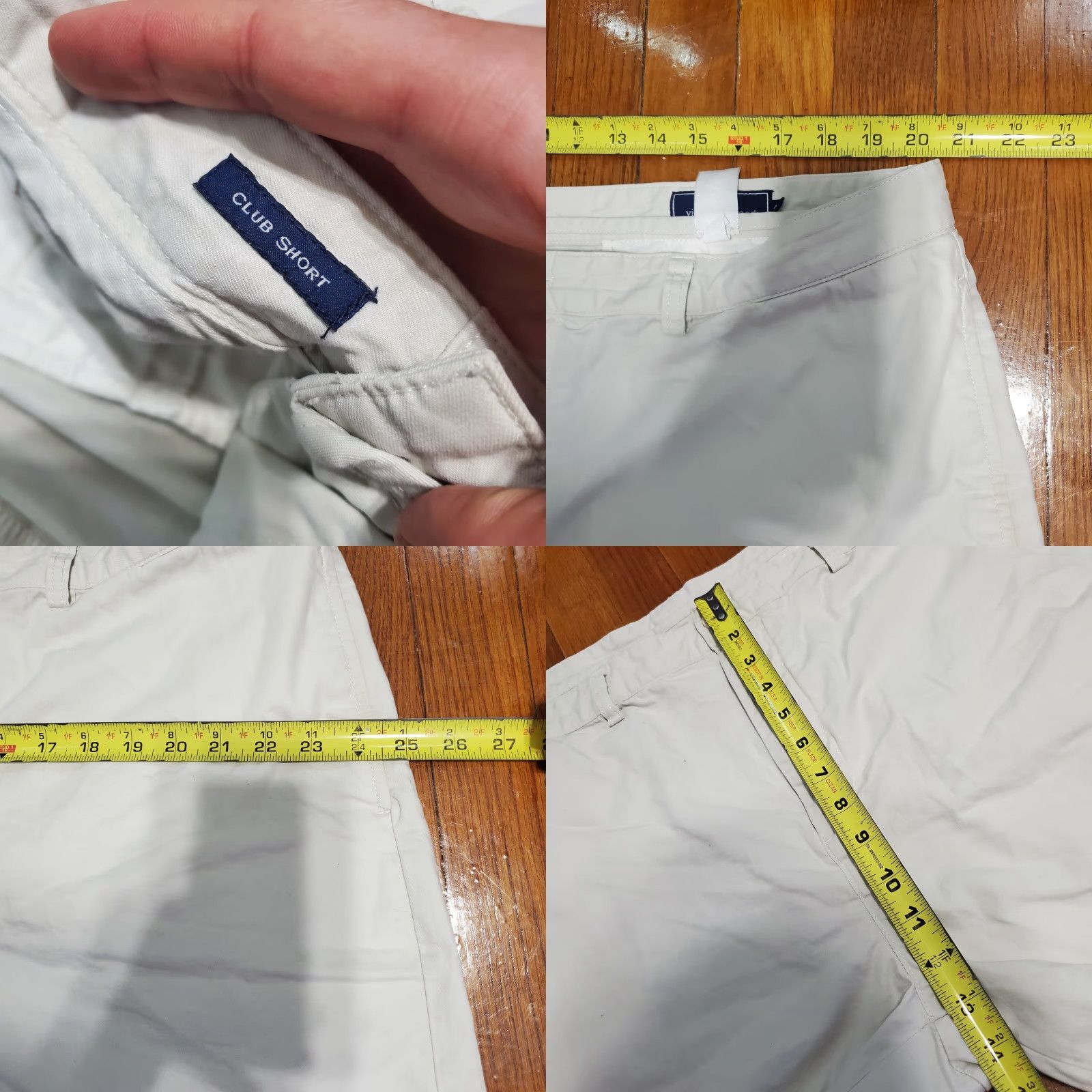Vineyard Vines Vineyard Vines Mens Club Shorts 42 Beige Chino Cotton Regular Zip Button Logo Slas 9in Inseam Peter Style Preppy Mens Size US 42 / EU 58 - 8 Thumbnail