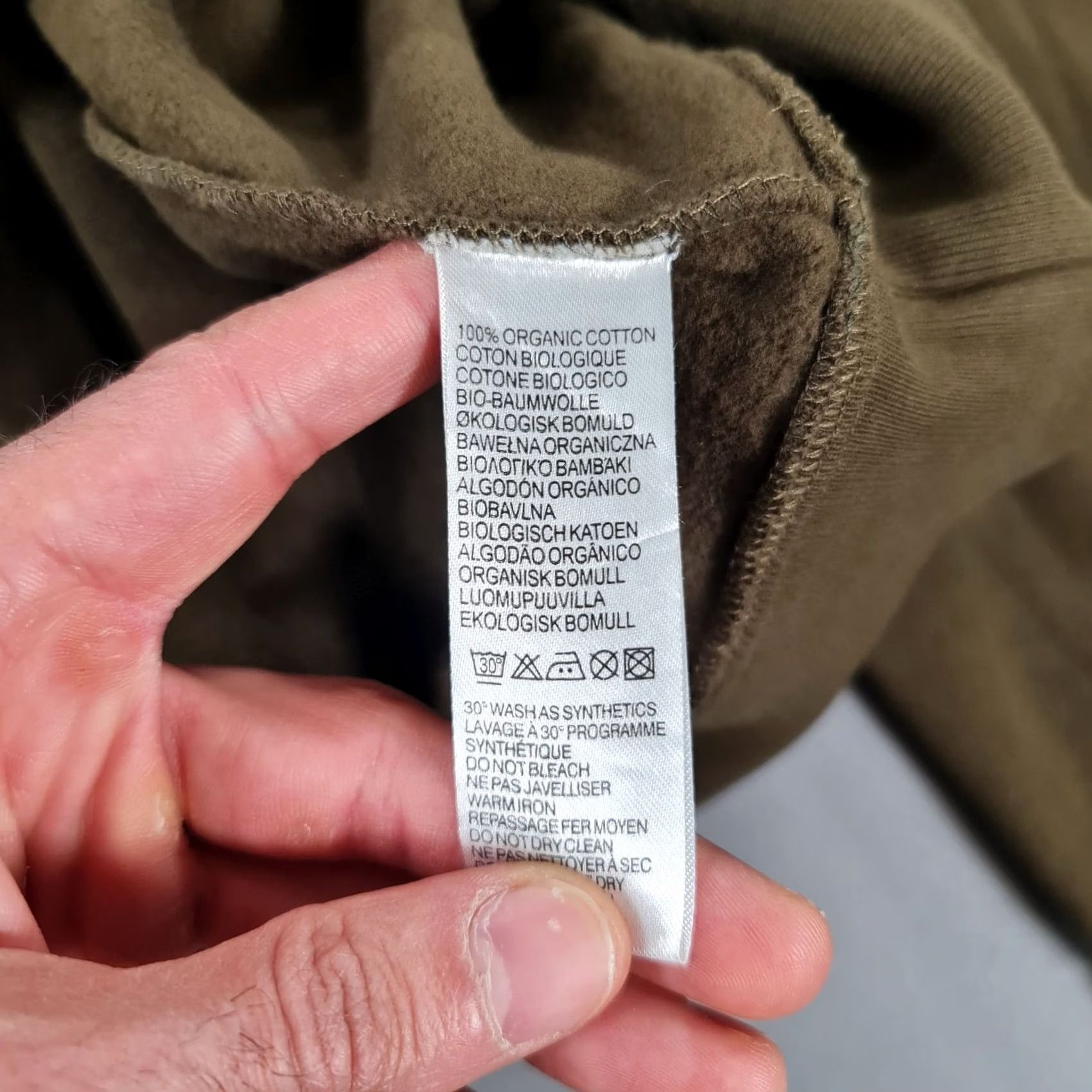 Paul Smith Paul Smith Mens Sweatshirt Khaki Green M Cotton Crew Neck Long Sleeve Fleece Logo Pullover Size US M / EU 48-50 / 2 - 6 Thumbnail