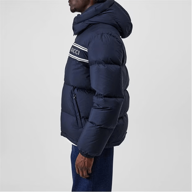 Gucci Stripe Nylon Puffer Jacket Size US XXL / EU 58 / 5 - 5 Thumbnail
