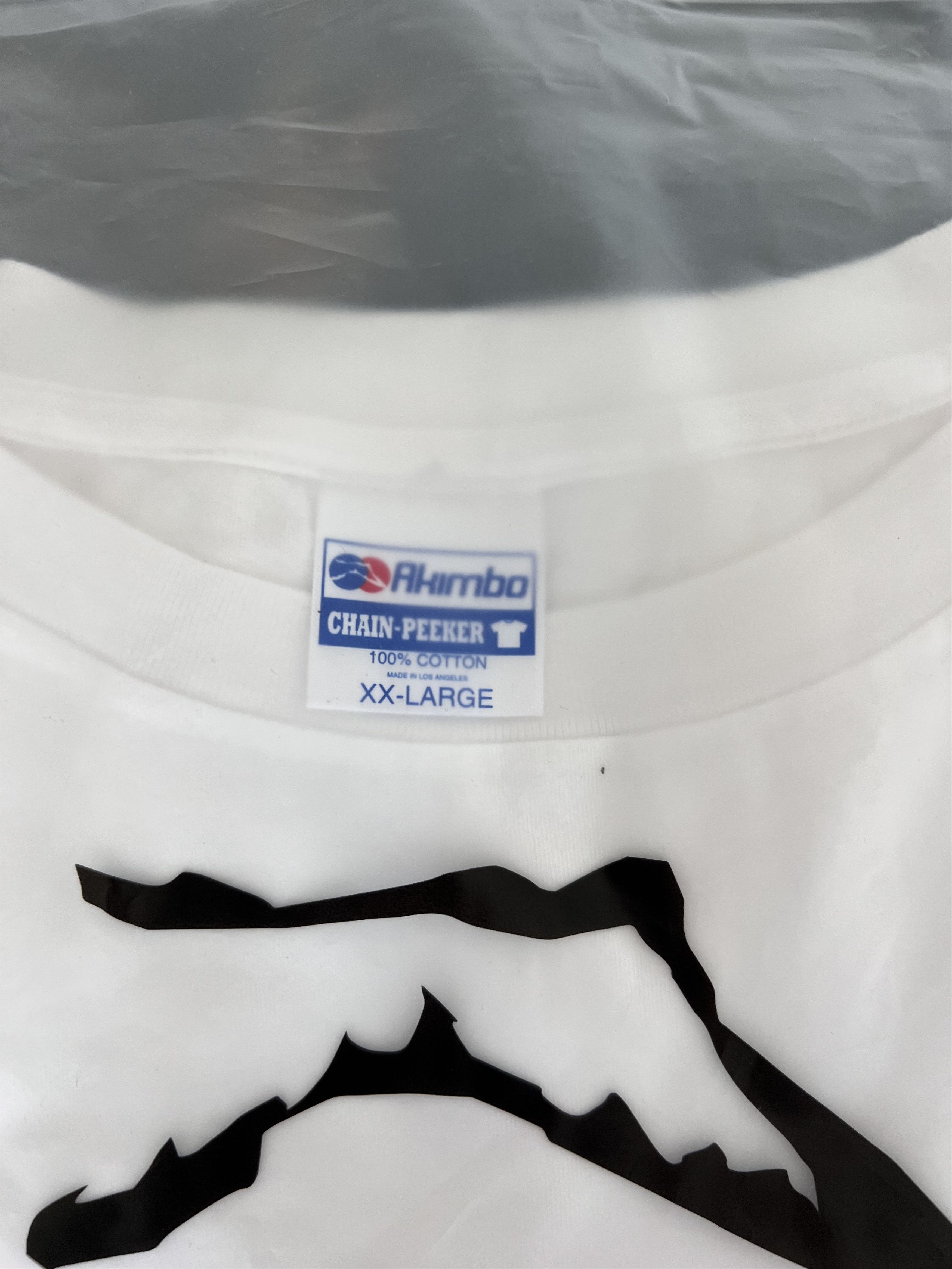 Akimbo Club Akimbo Club Lancia Scuderia Chain Peeker Tee in White Size US XXL / EU 58 / 5 - 6 Thumbnail