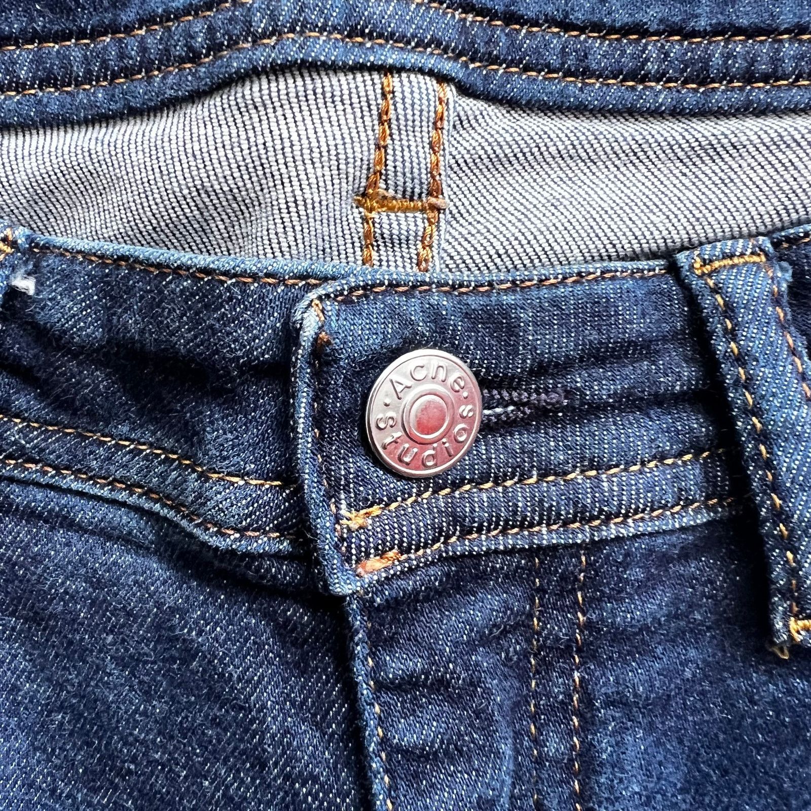 Acne Studios ACNE STUDIOS Blue Medium Wash Skinny Leg Jeans, US28 Size 28" / US 6 / IT 42 - 4 Thumbnail