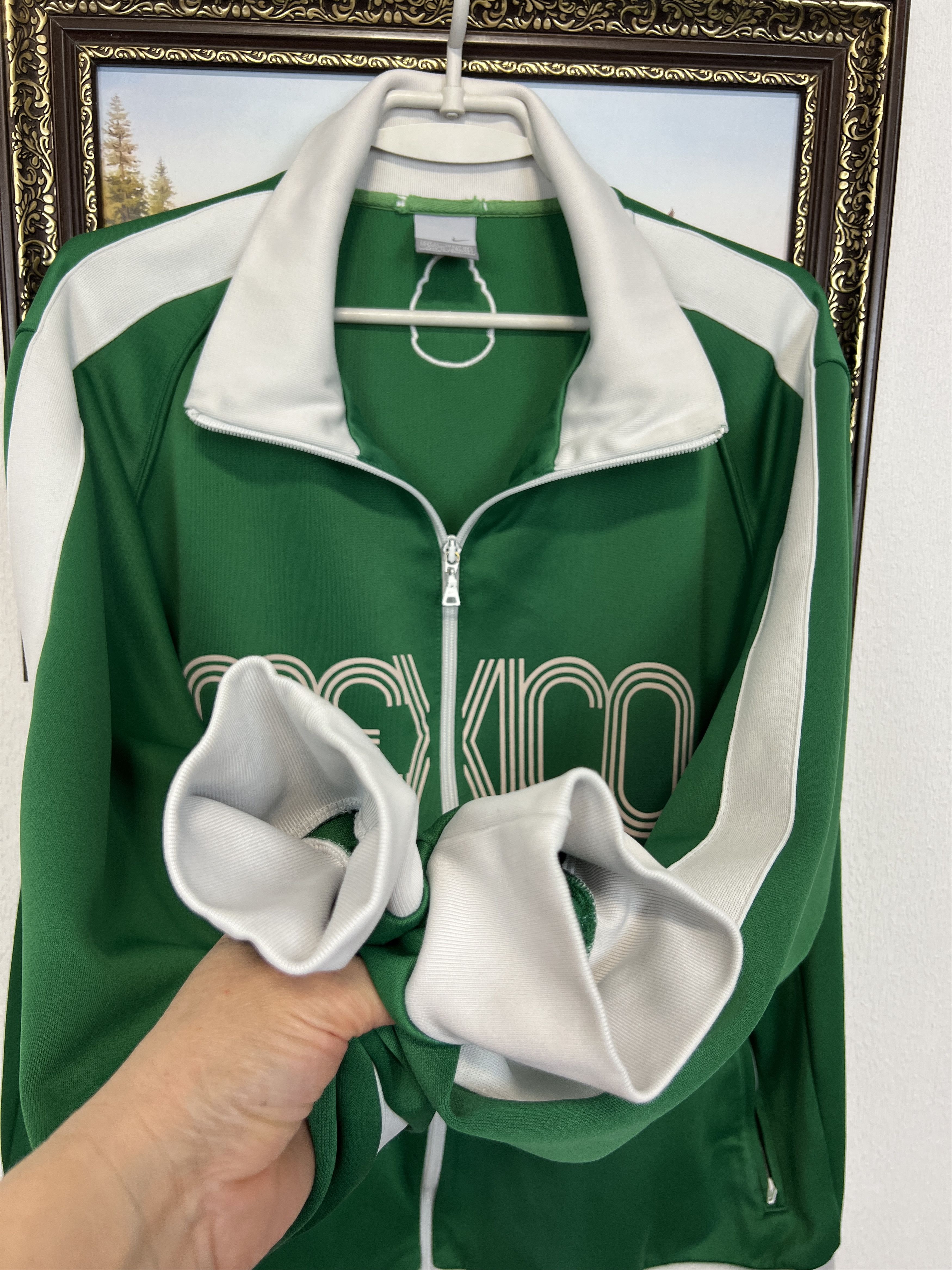 Nike Mexico World Cup Football Jacket Soccer Track Top Zip Size US XL / EU 56 / 4 - 8 Thumbnail
