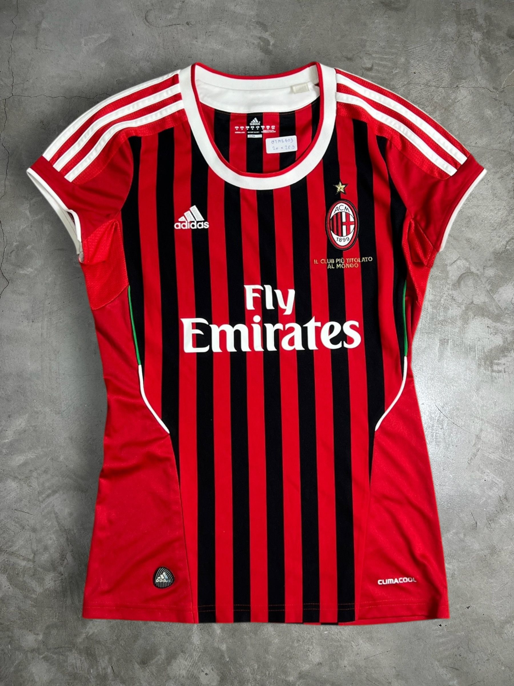 Adidas A.C. Milan 2011-2012 Women's Home Jersey (M) GTME403 Size M / US 6-8 / IT 42-44 - 1 Thumbnail