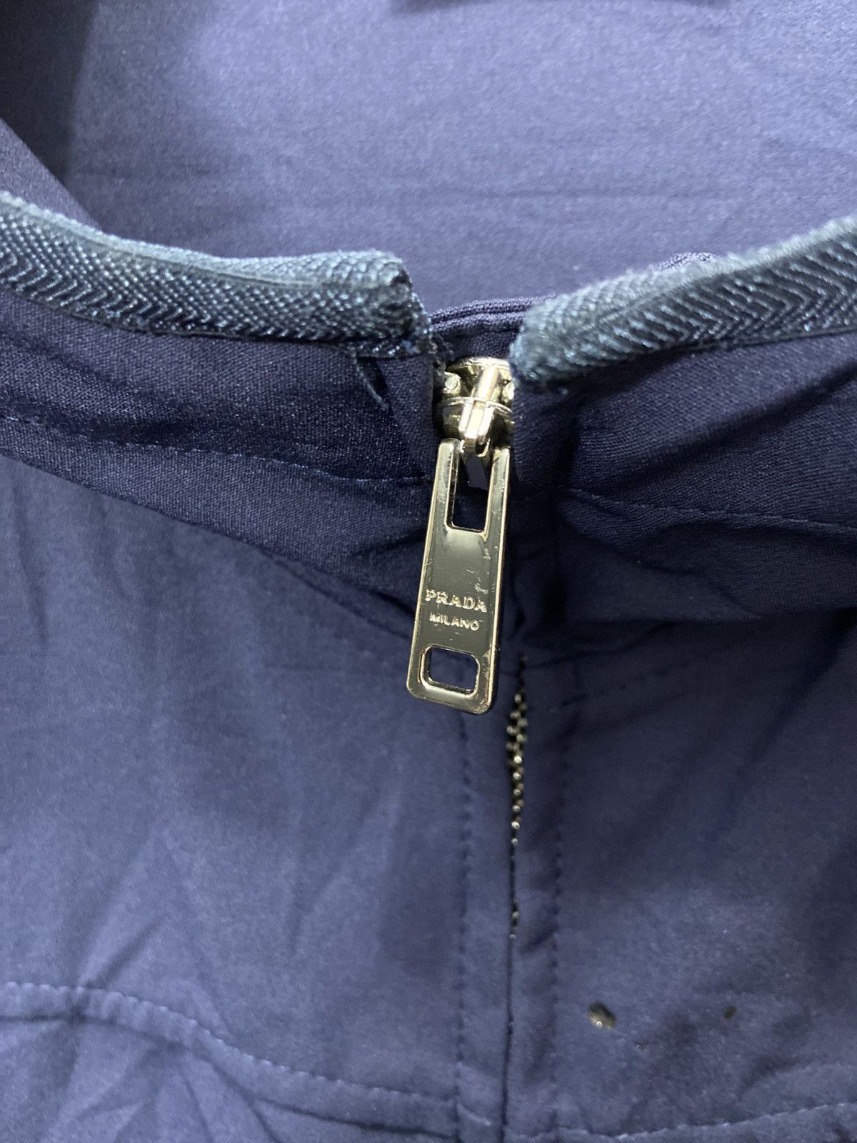 Prada Prada Linea Rossa Full Zip Hoodie Cotton Nylon Size US L / EU 52-54 / 3 - 5 Thumbnail