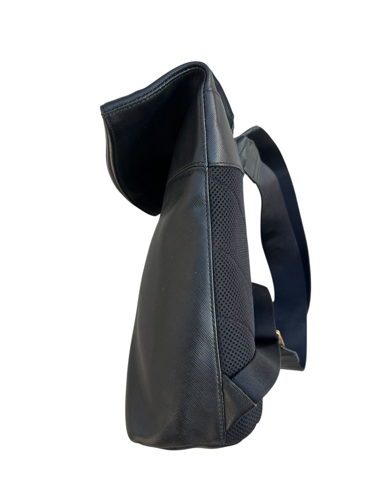 Leather ADMJ Japan Black Leather Backpack Bag Size ONE SIZE - 15 Thumbnail