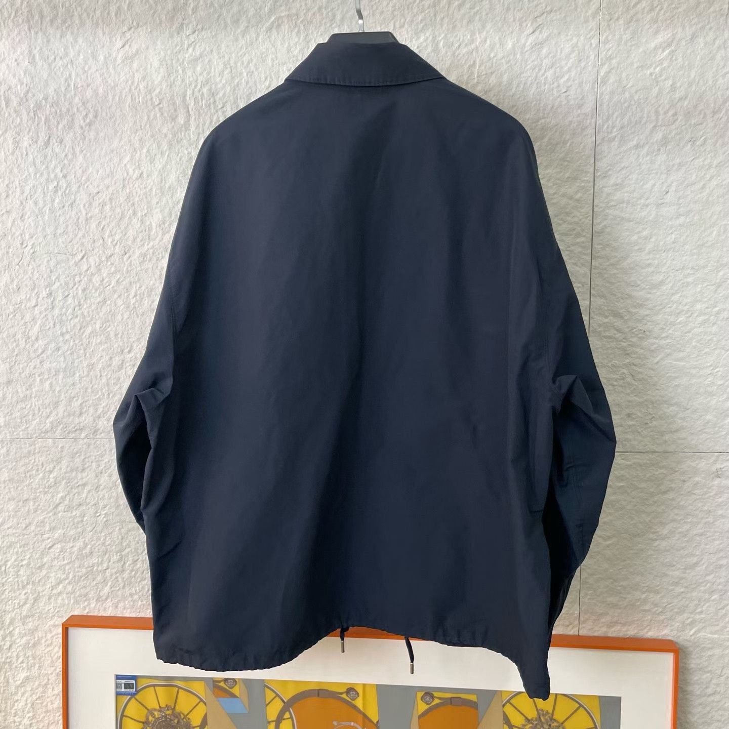 Prada Prada Chest Triangle Steel Logo Zip Jacket Size US XL / EU 56 / 4 - 2 Thumbnail
