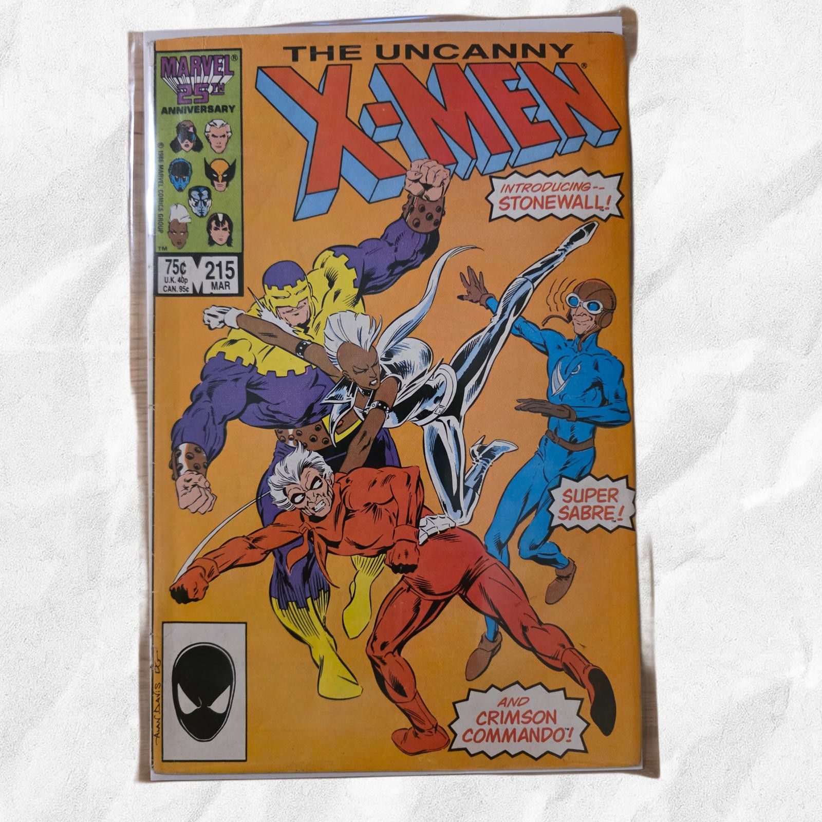 Other Uncanny X‑Men #215 VG 1986 Storm vs Super Sabre Comic (C) Size ONE SIZE - 2 Thumbnail