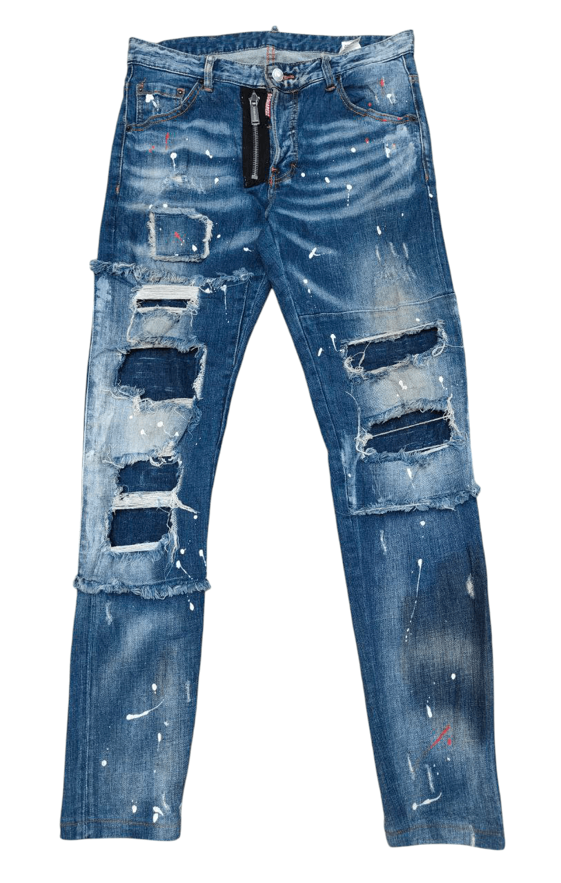 Dsquared2 ❎ Dsquared2 Painter Skinny Denim Made in Italy Size US 31 - 1 Thumbnail