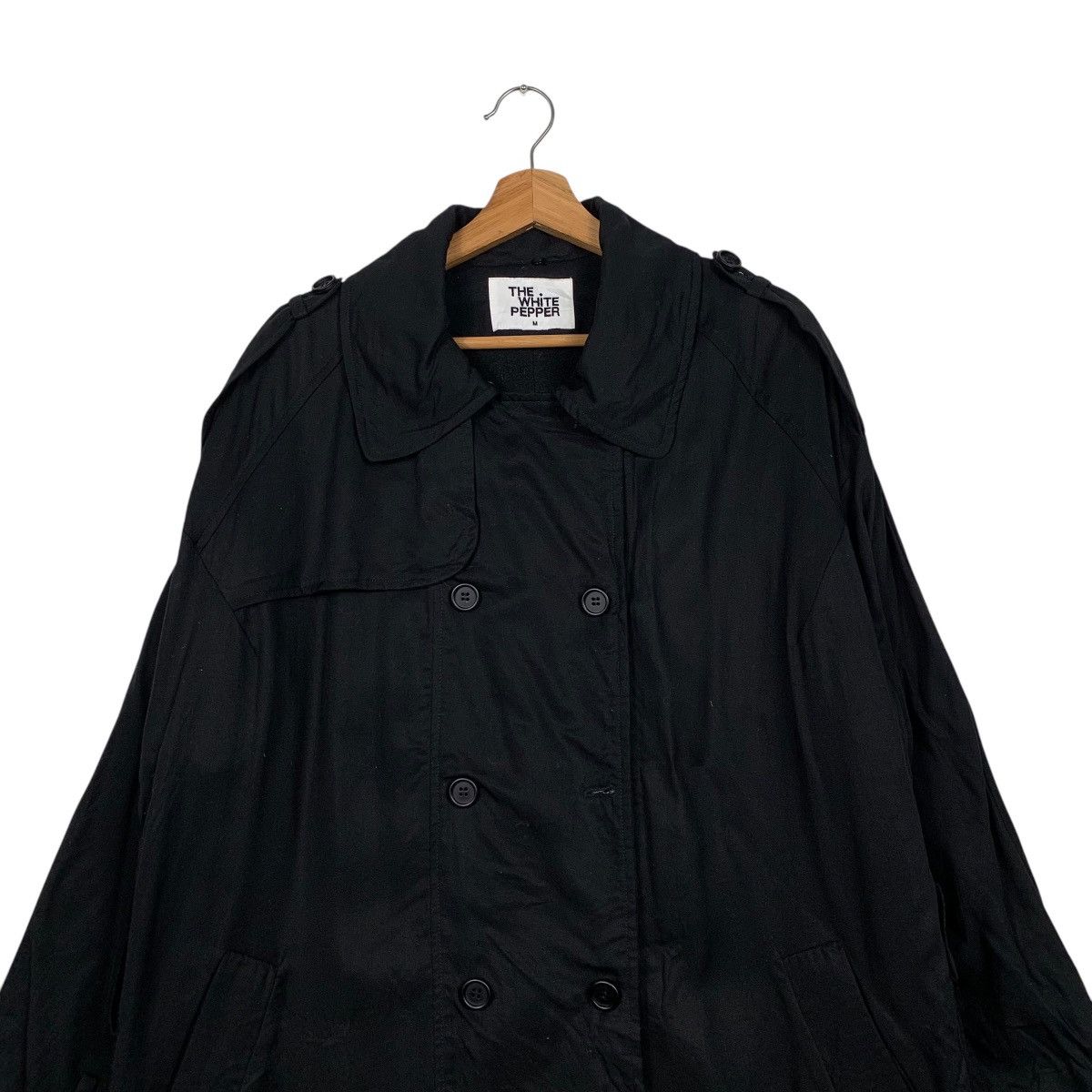 Japanese Brand The White Pepper Double Breasted Overcoat Size US M / EU 48-50 / 2 - 2 Thumbnail