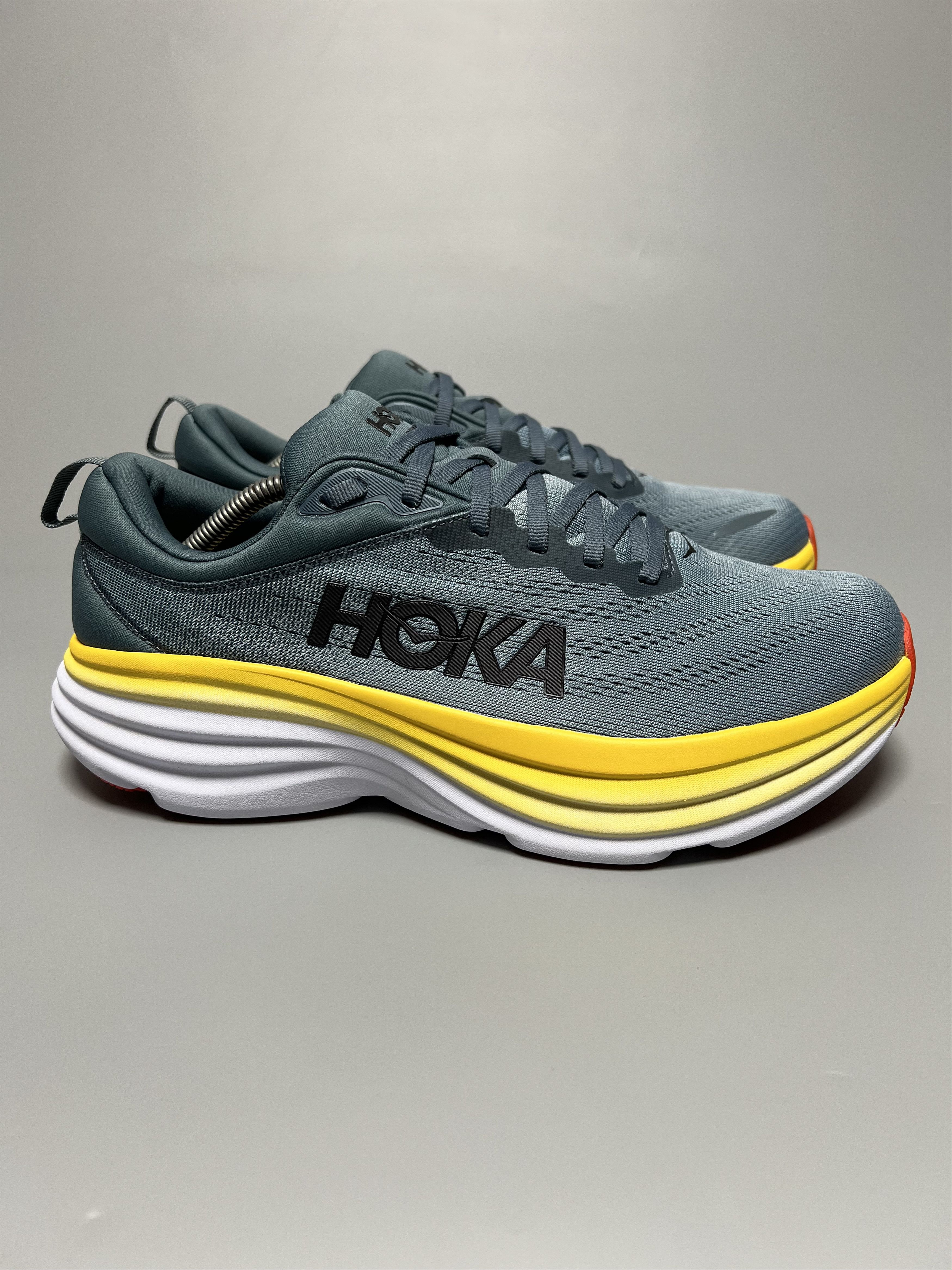 Hoka 10D Hoka One One Bondi 8 Running Shoes Gym Walking Size US 10 / EU 43 - 2 Thumbnail