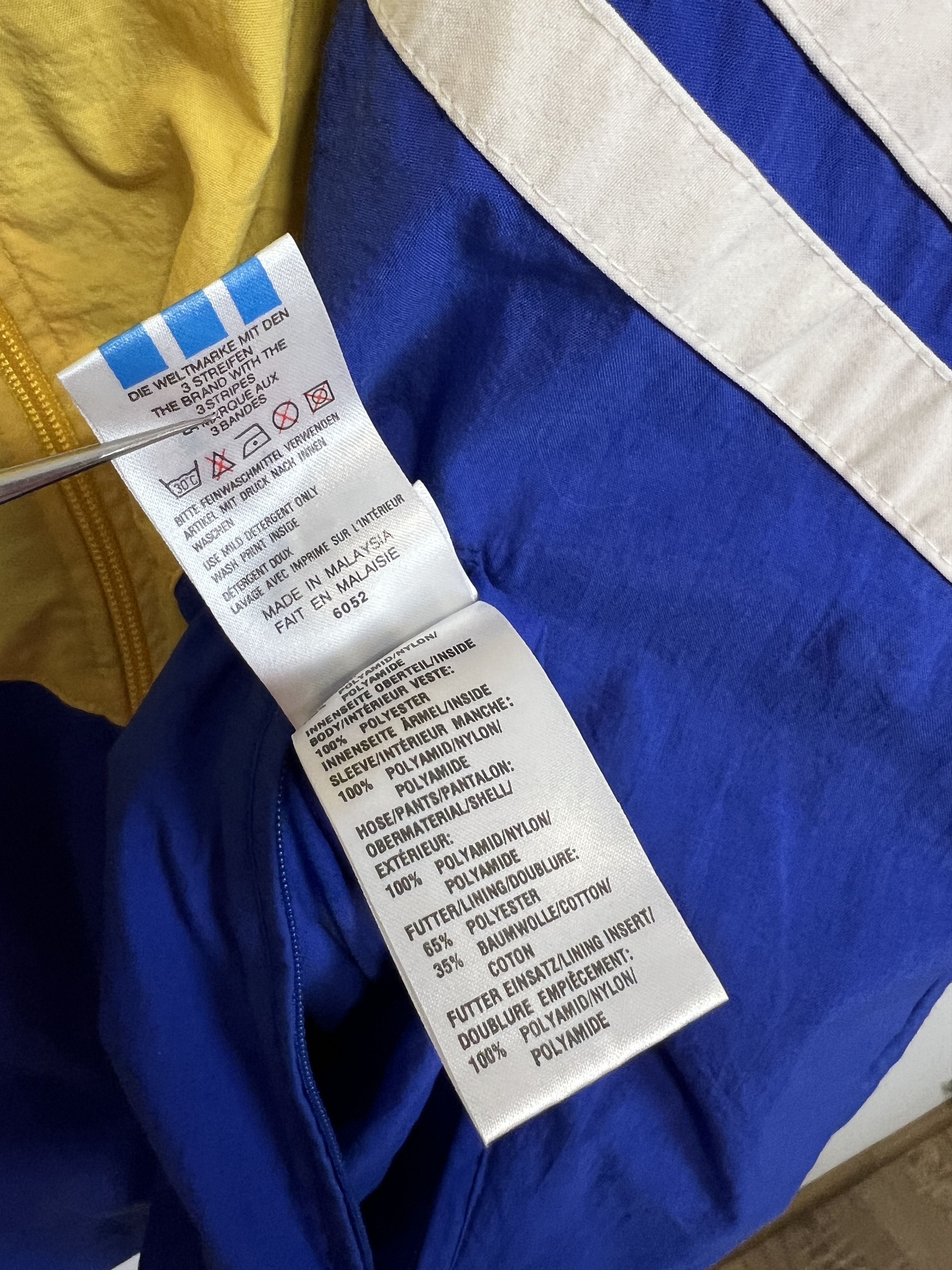 Adidas Vintage Sweden Double Sided Jacket Soccer Track Top Rare Size US L / EU 52-54 / 3 - 8 Thumbnail