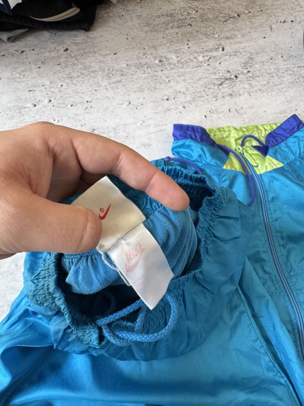 Nike × Vintage NIKE VINTAGE BASIC LOGO OVERSIZE NYLON TRACK SUIT BAGGY FIT Size US XL / EU 56 / 4 - 11 Thumbnail