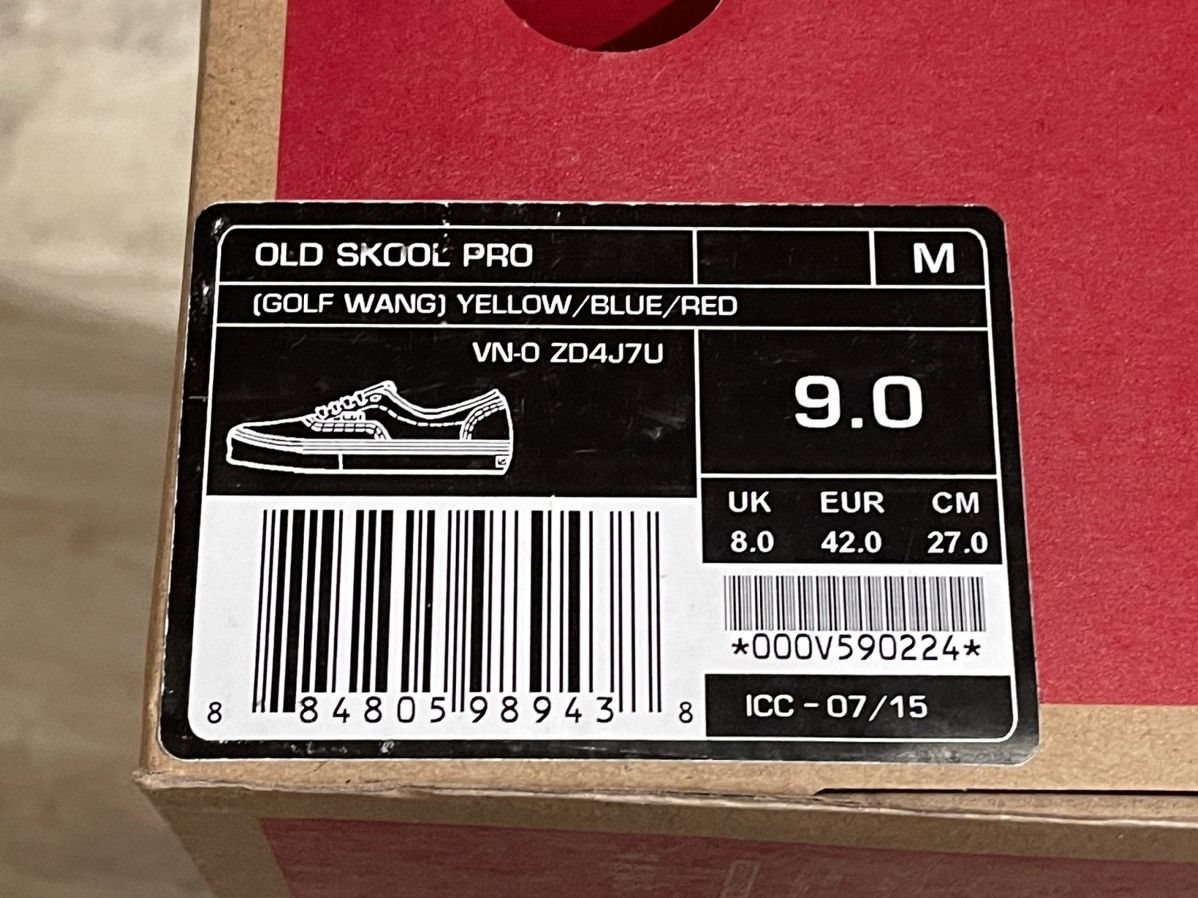 Golf Wang × Odd Future × Vans VANS x Golf Wang (Odd Furure) Old Skool Pro - US 9.0 Size US 9 / EU 42 - 10 Thumbnail