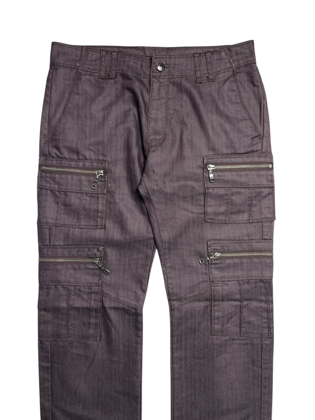 14th Addiction 2000’s Semantic Design - Multi Zip Vkei Style Cargo Pants Size US 31 - 3 Thumbnail