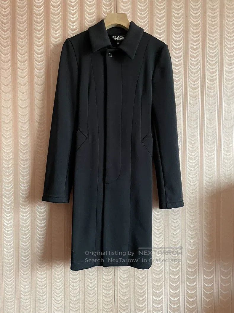 Comme des Garcons Comme Des Garcons Black long pleated deconstructed windbre Size S / US 4 / IT 40 - 2 Thumbnail