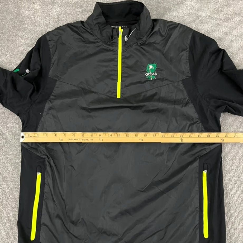 Nike Nike Jacket Mens Large Black 1/4 Zip Pullover Golf Course Builders Ass. Size US L / EU 52-54 / 3 - 7 Thumbnail