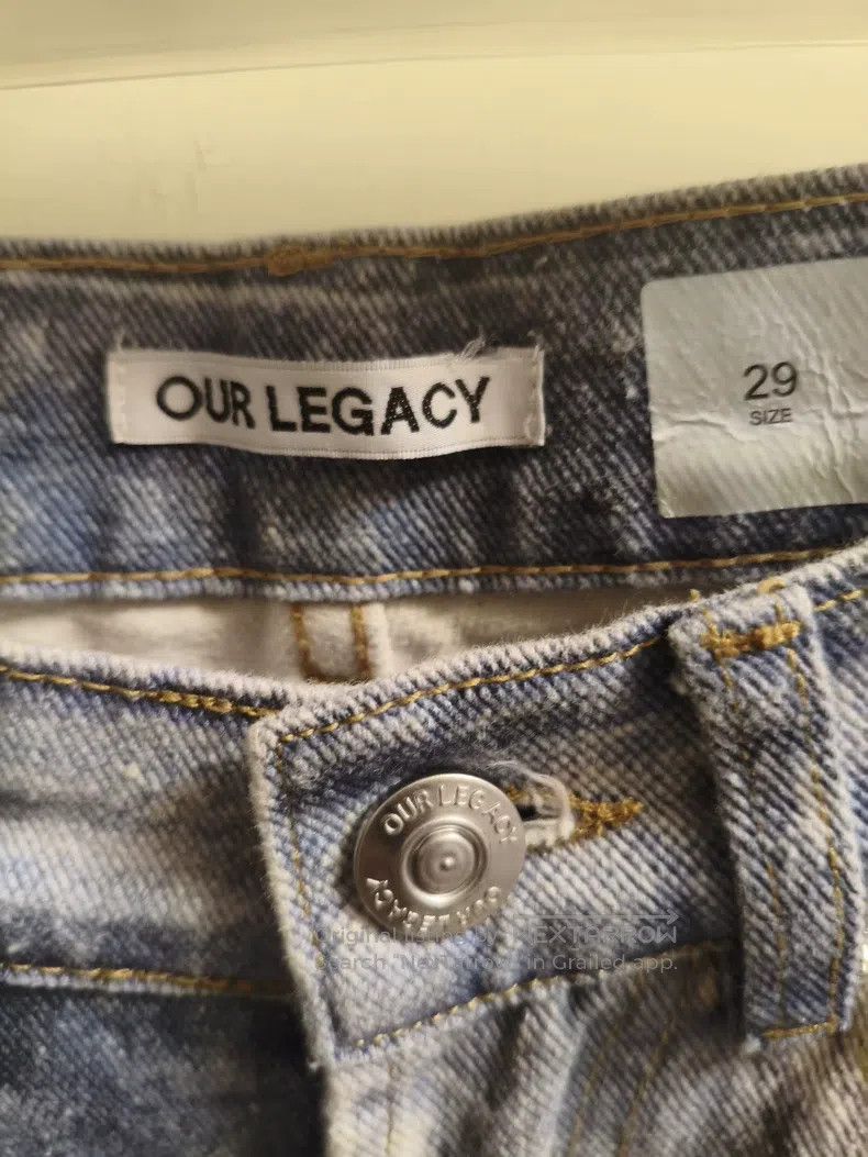 Our Legacy Our Legacy Washed Blue Denim Jeans Size US 29 - 3 Thumbnail