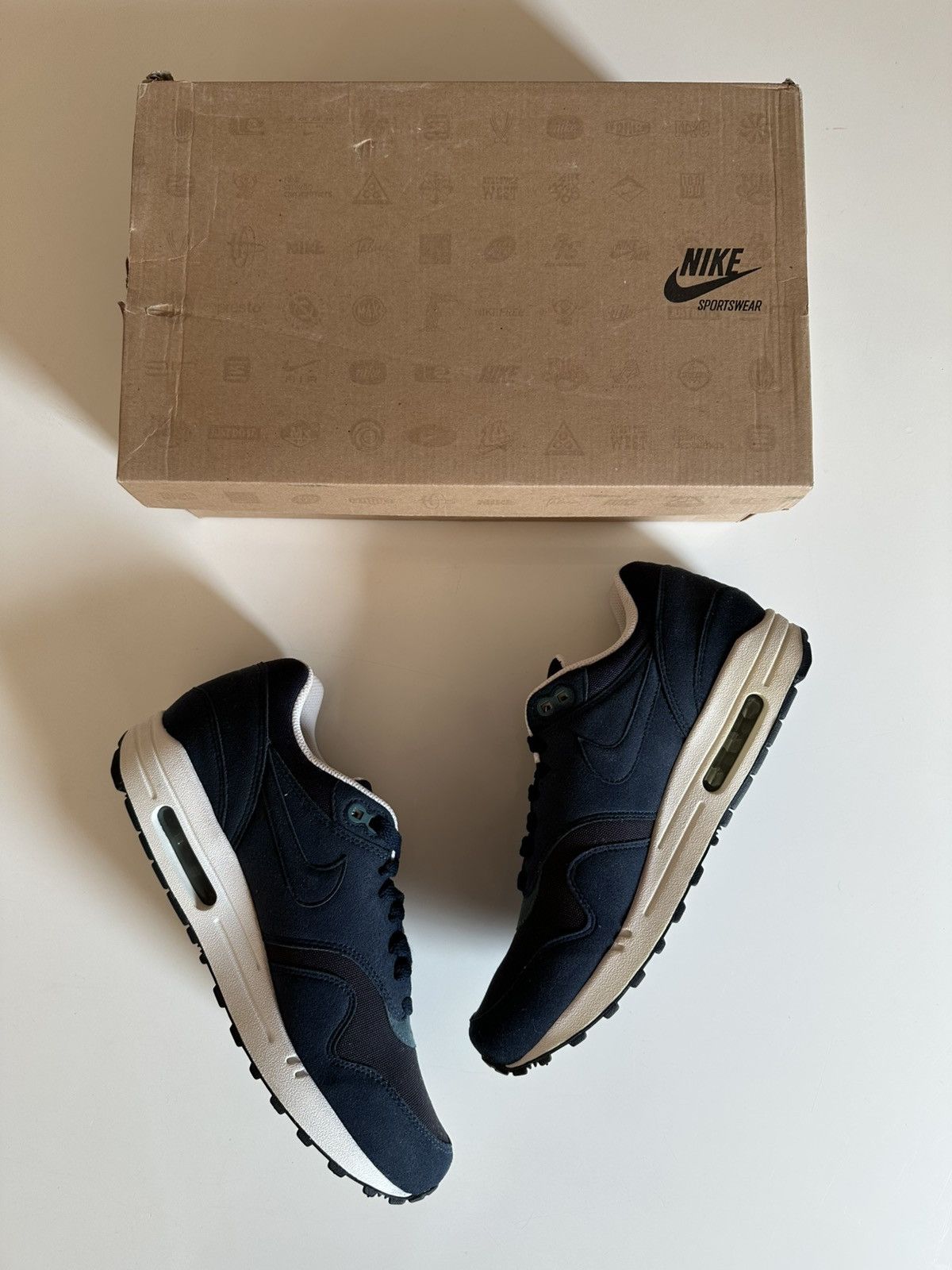 Nike Nike Air Max 1 Ripstop Tonal Pack Blue 2011 Size US 8.5 / EU 41-42 - 3 Thumbnail