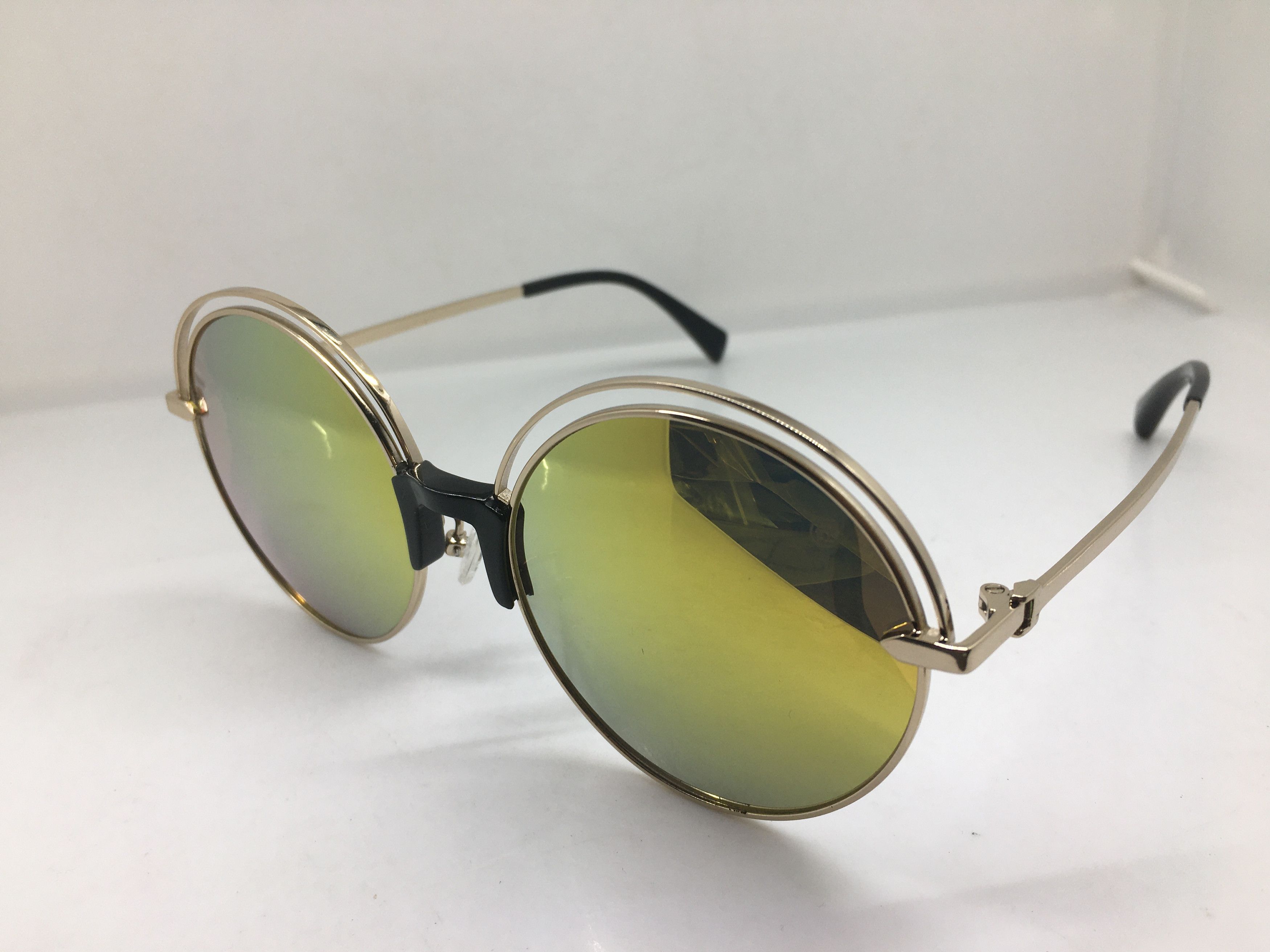 Other Gold Round Sunglasses Frame BUDDY HOLLY Size ONE SIZE - 3 Thumbnail