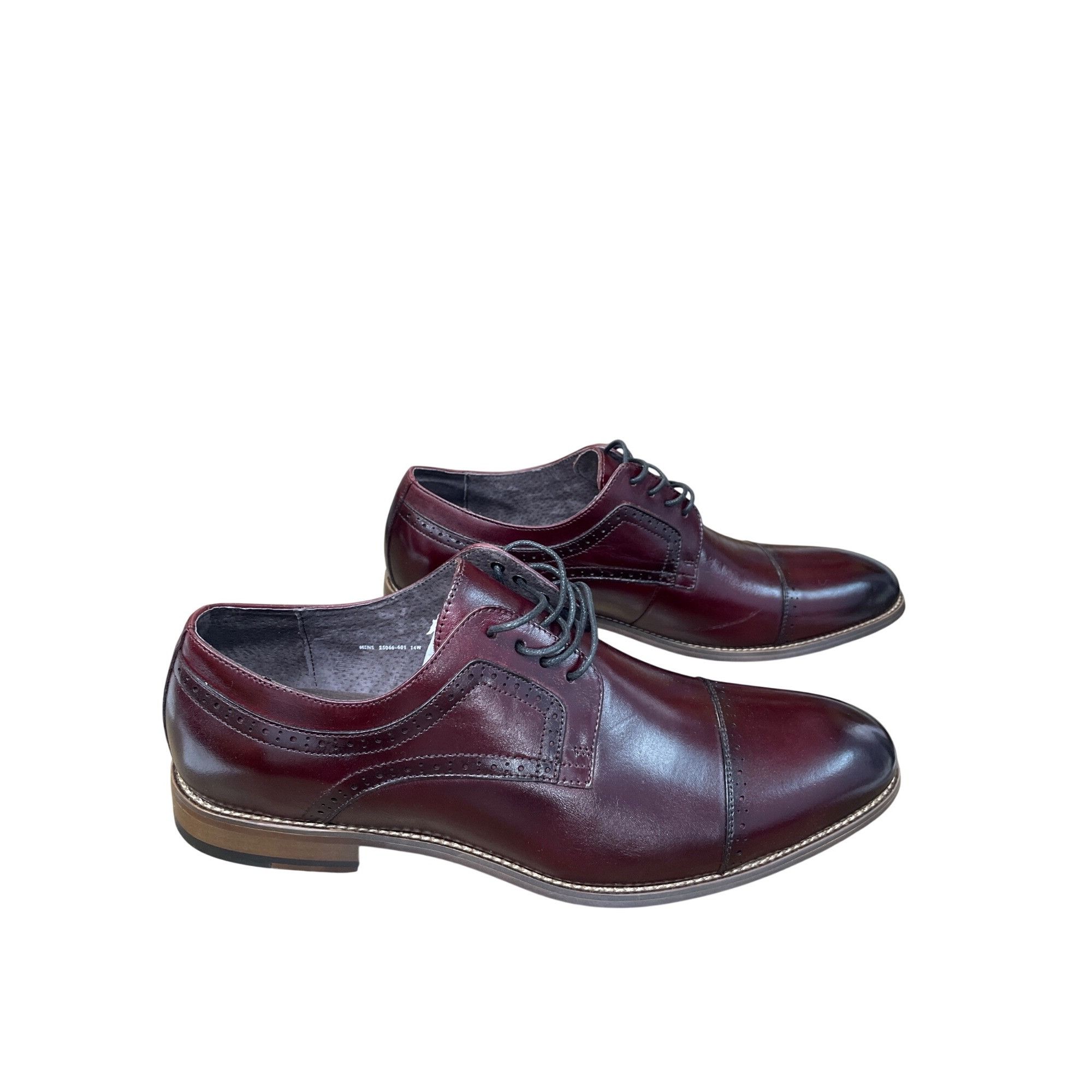 burgundy stacy adams dress shoes Stacy Adams Shoes Tristano Modified Bike Toe Oxford Burgundy Multi Size 10