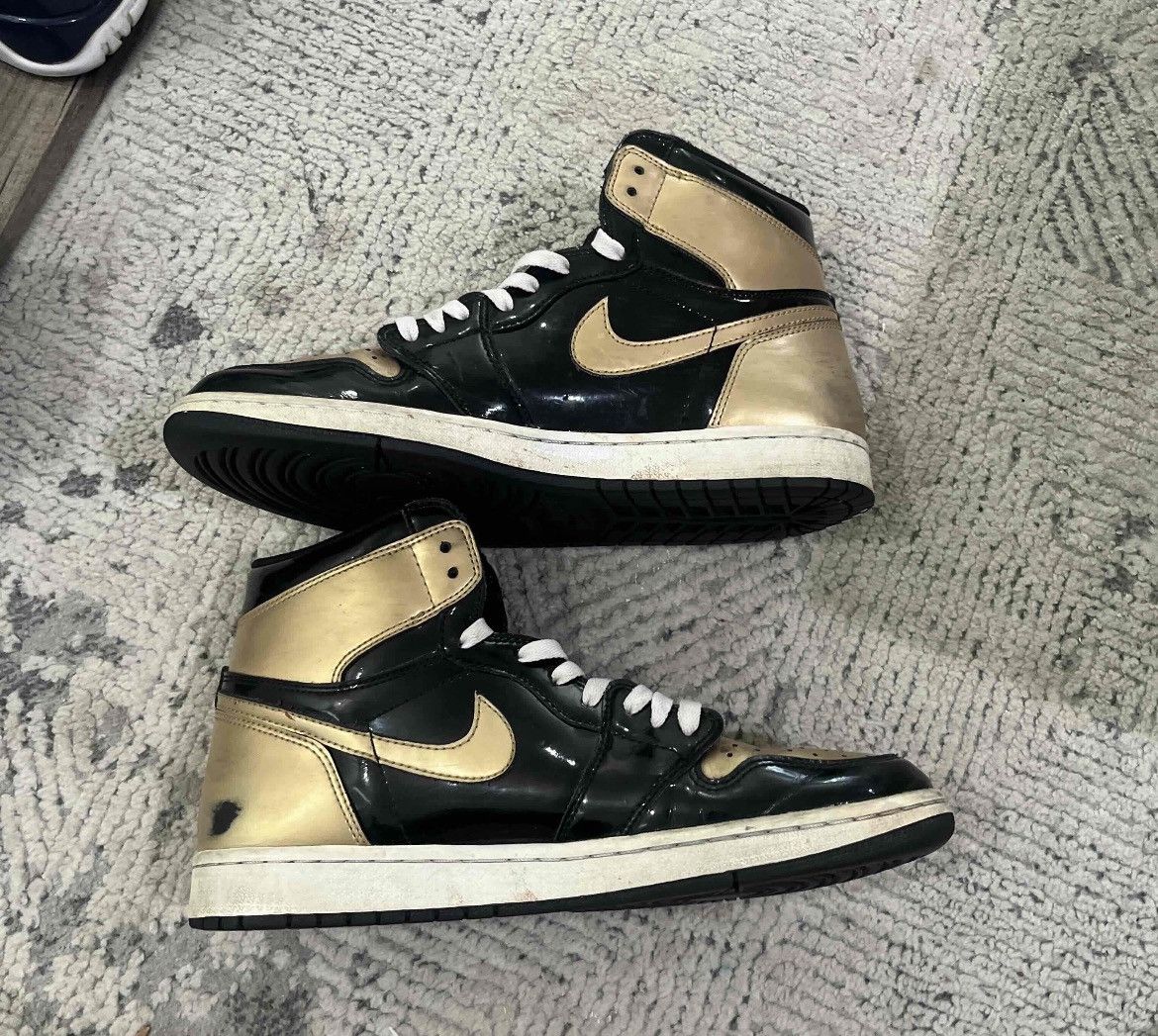 Jordan Brand × Nike jordan 1 gold toe size 10.5 Size US 10.5 / EU 43-44 - 2 Thumbnail