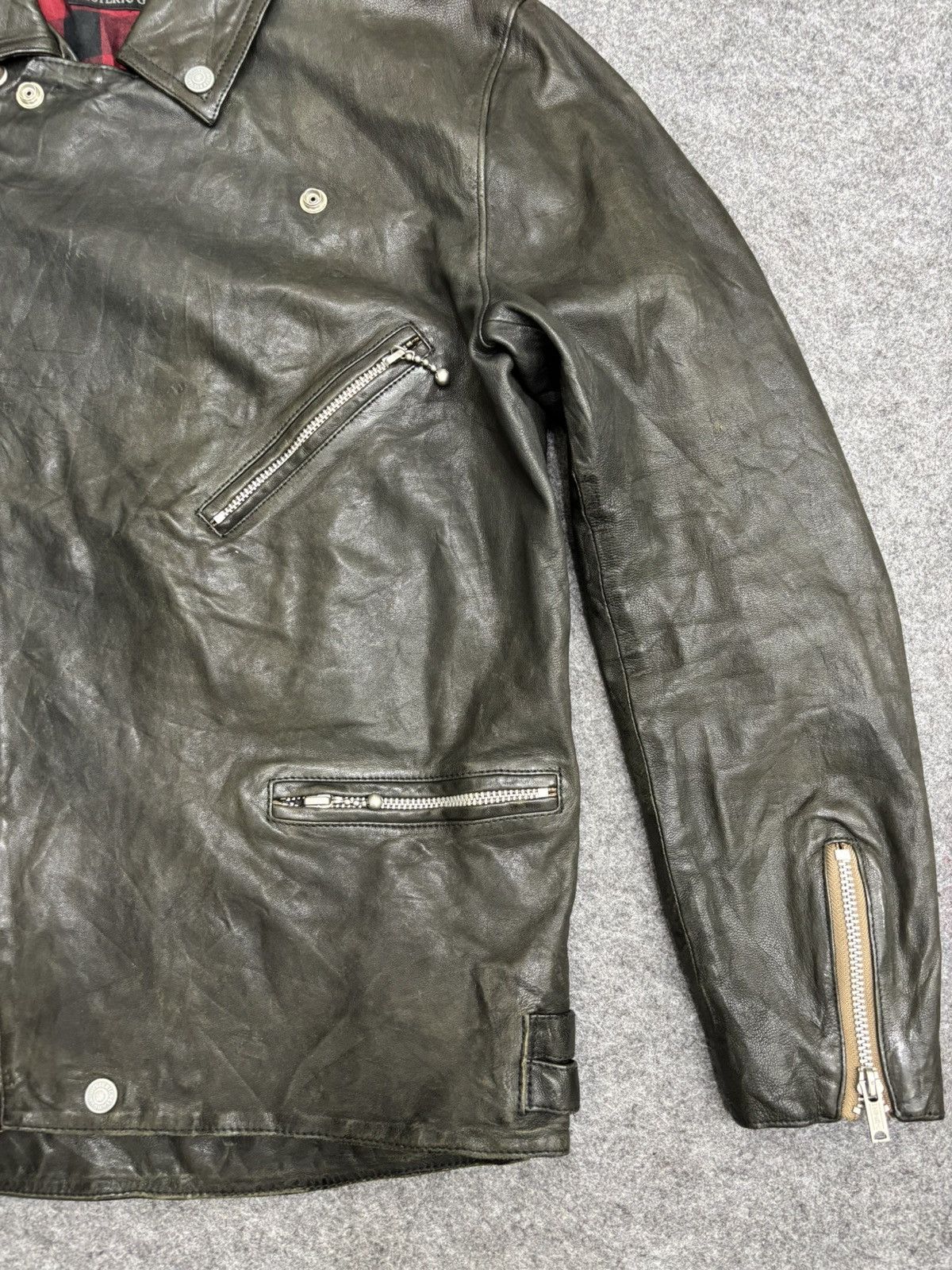 Hysteric Glamour 💥Archival💥Vtg Hysteric Glamour Sheepskin Biker Jacket F592 Size US M / EU 48-50 / 2 - 7 Thumbnail