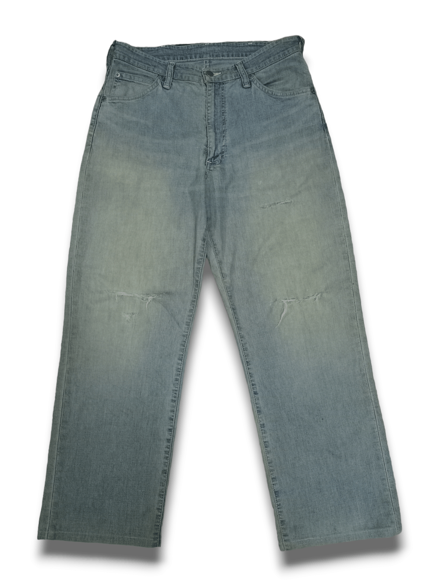 Wrangler Vintage Wrangler Blue Wash Distressed Baggy Jeans 30x27 Size US 30 / EU 46 - 1 Thumbnail