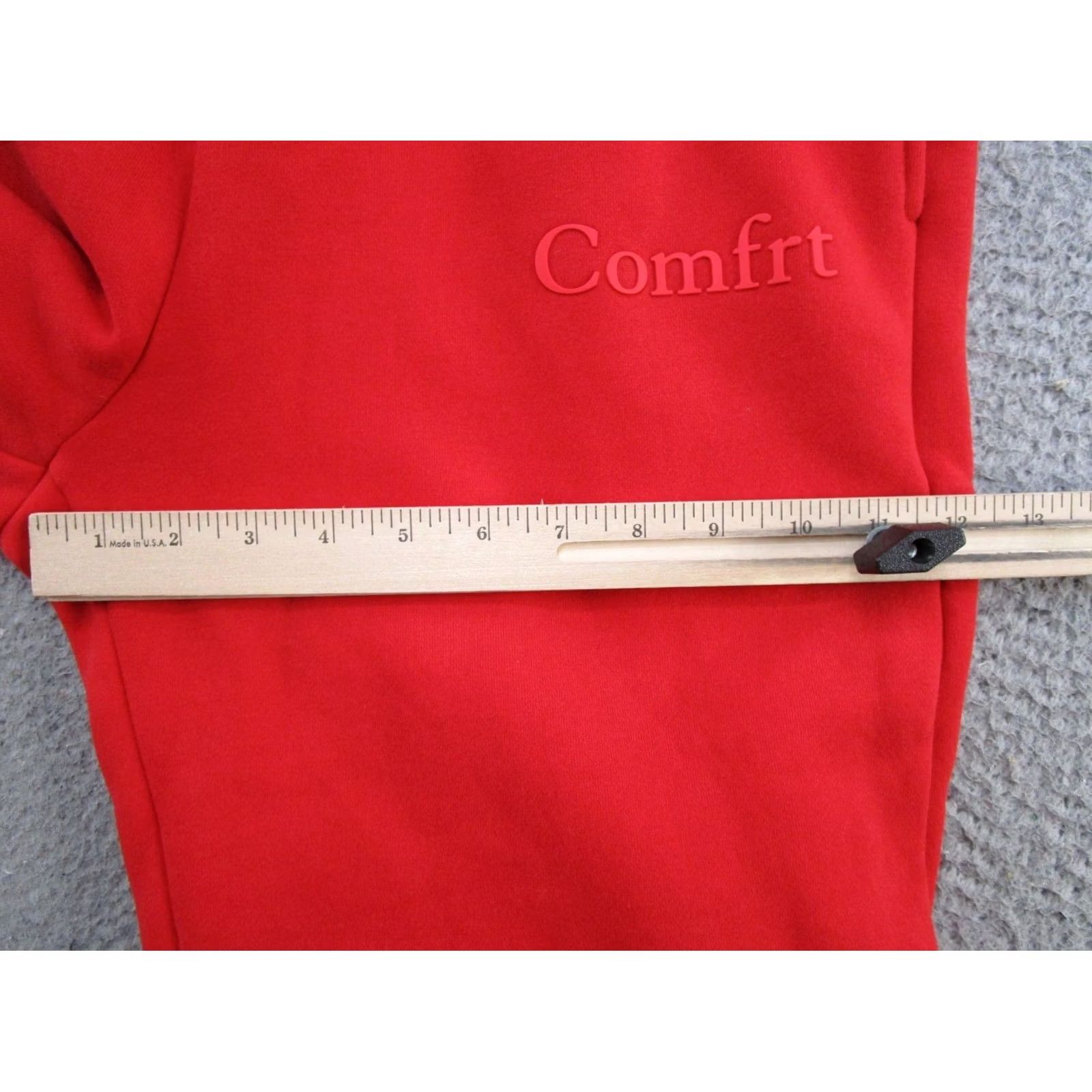 Vintage Comfrt Signature Sweatpants Womens M Medium Red Fleece Pull On Athletic Size 32" / US 10 / IT 46 - 7 Thumbnail