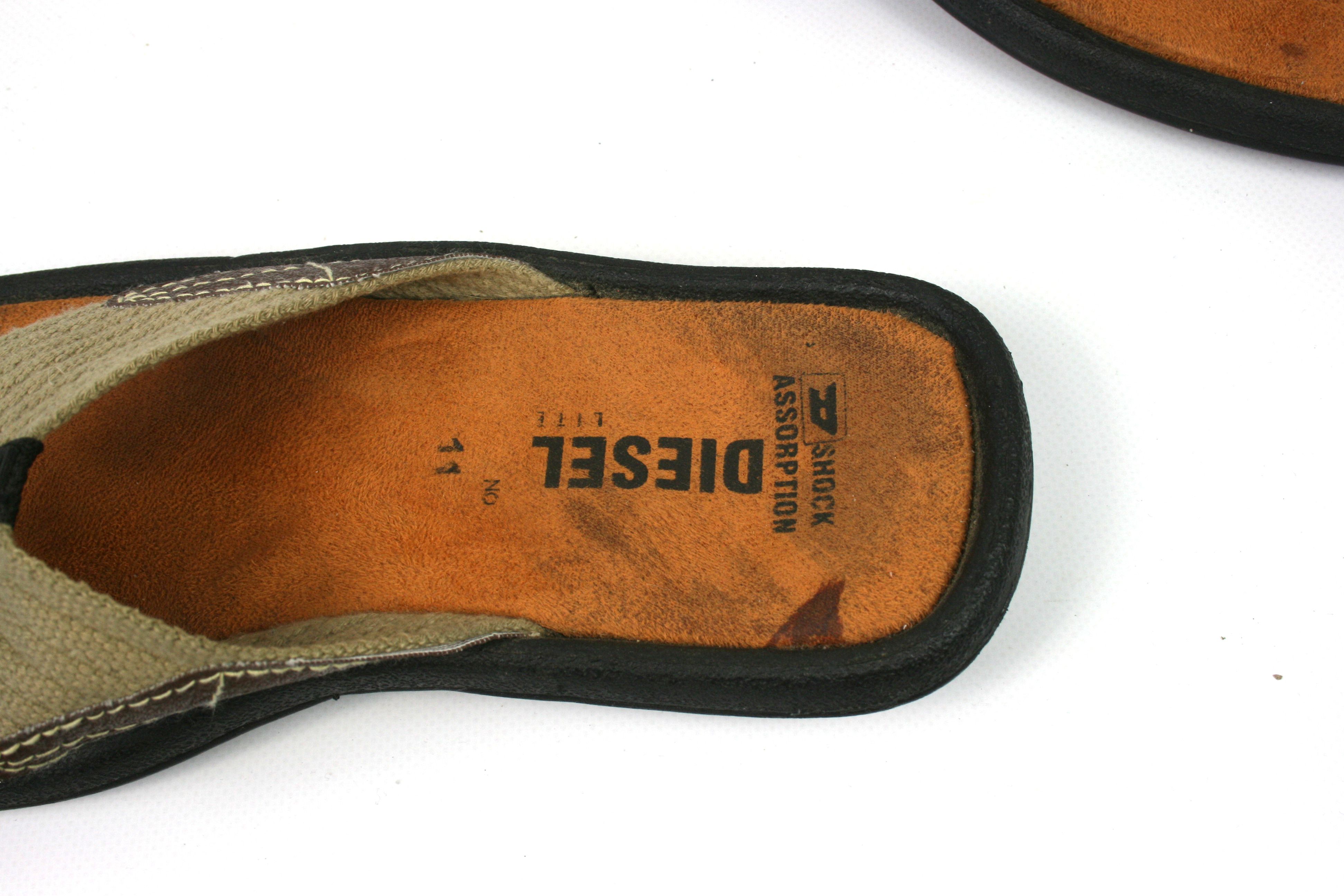Diesel 00S Logo Y2K Flip Flops Vintage Size US 6 / EU 39 - 7 Thumbnail