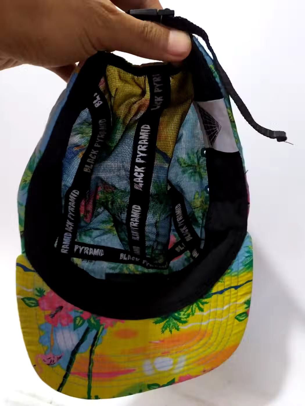 Other Black Pyramid Fullprint Floral 5 Panel Hats Size ONE SIZE - 6 Thumbnail