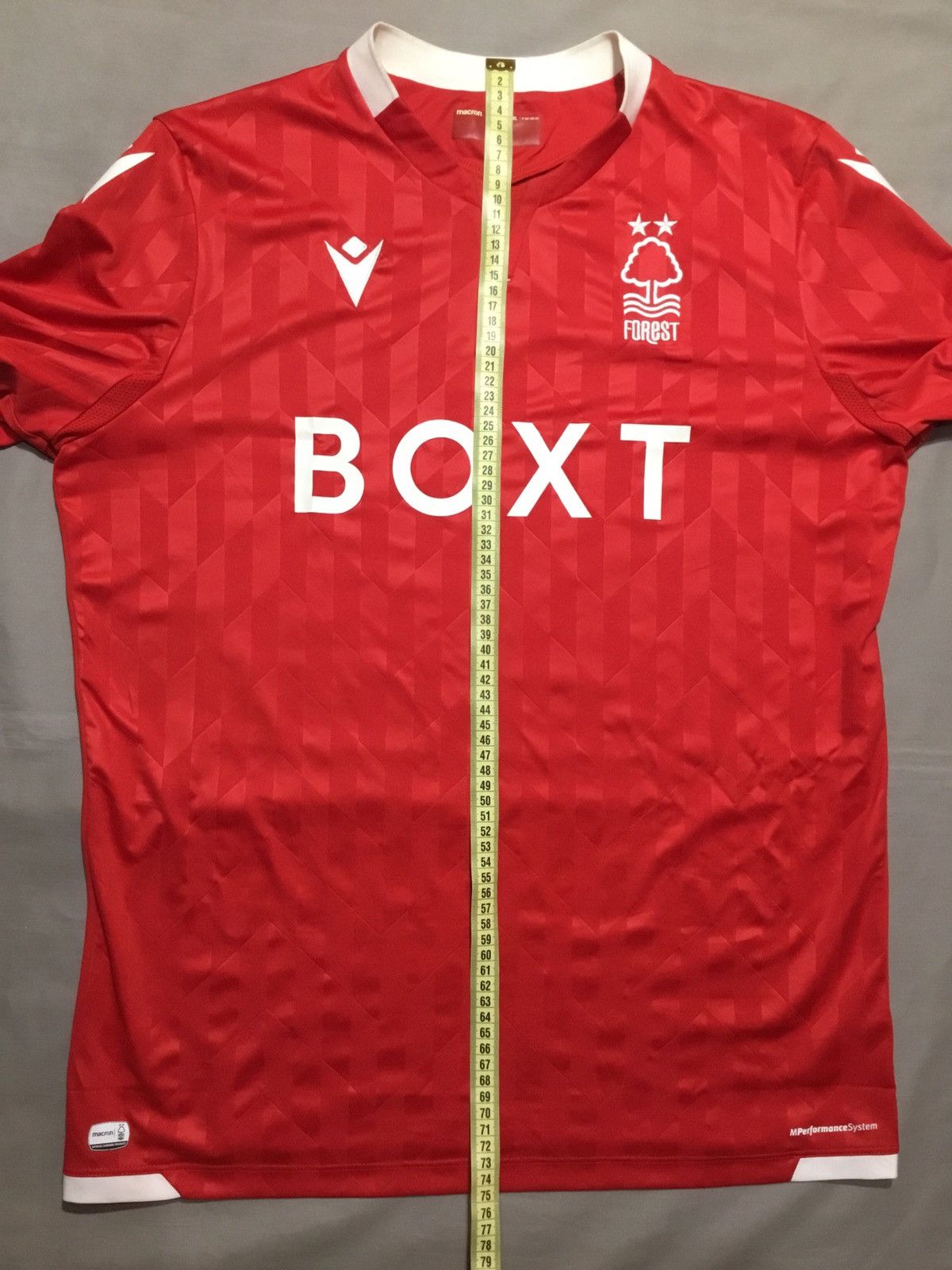 Other Nottingham Forest Shirt Sz ZL Red Macron Football 2020/2019 Size US XL / EU 56 / 4 - 5 Thumbnail