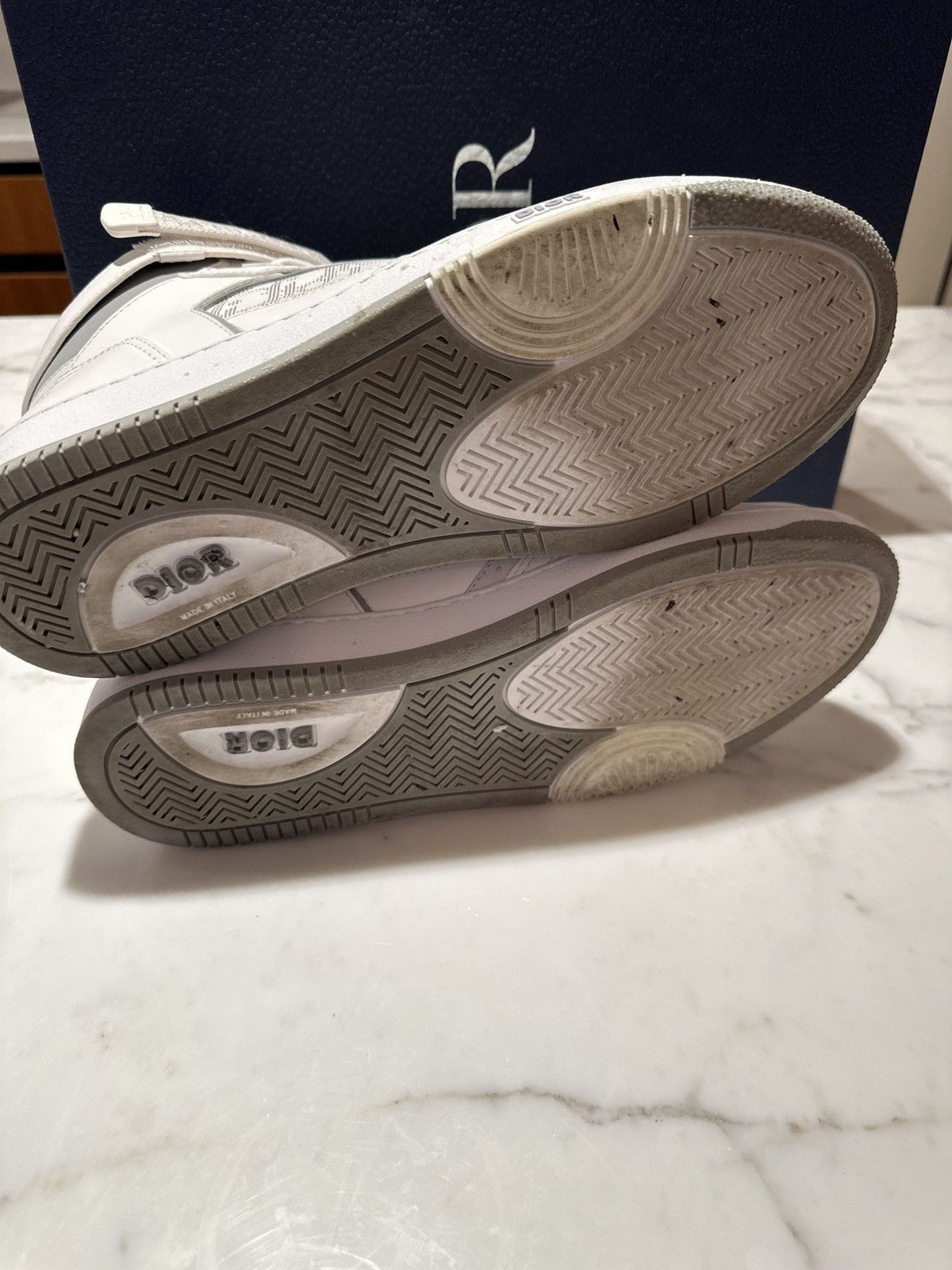 Dior Dior B27 Mid-Top Calf Perfo Size US 10.5 / EU 43-44 - 8 Thumbnail