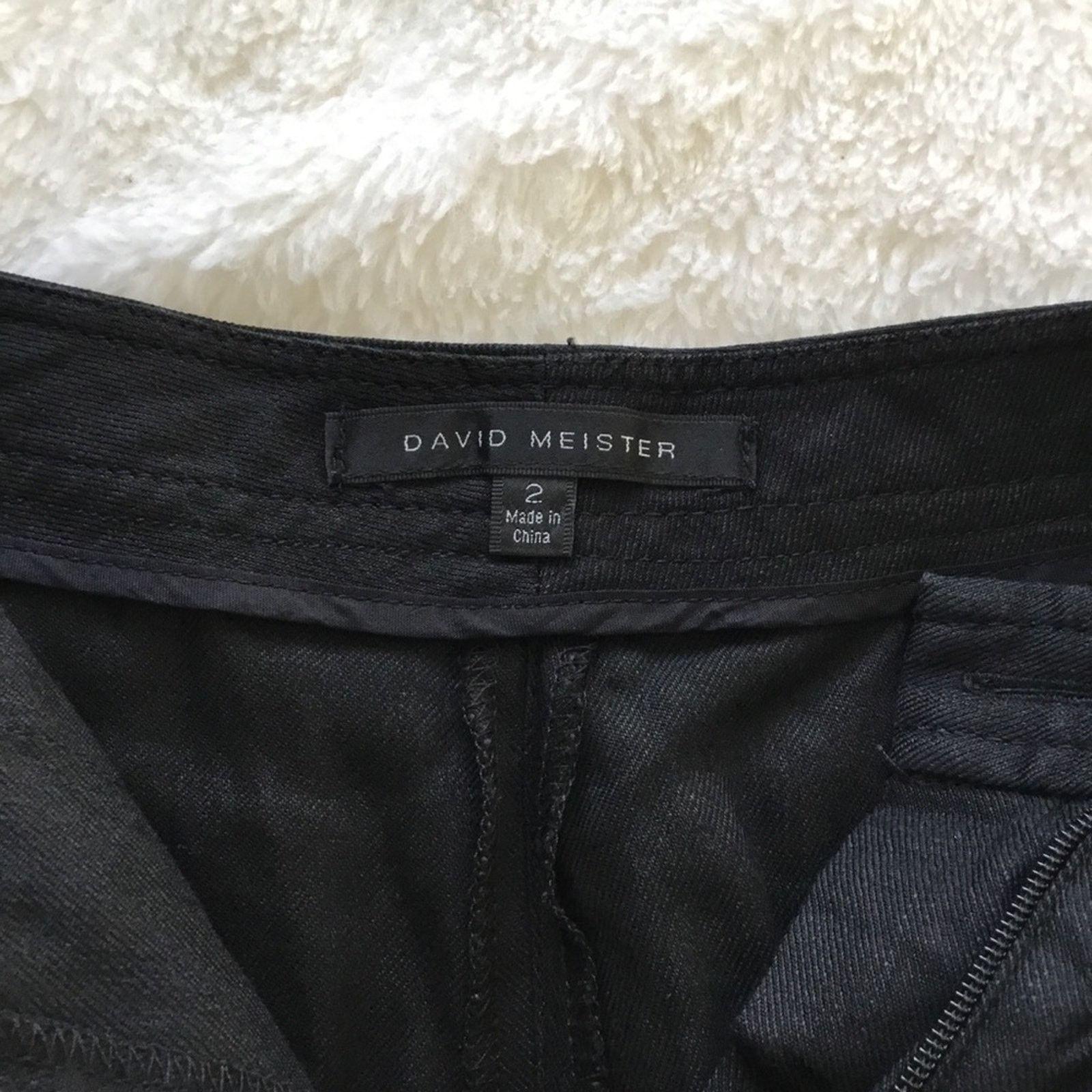 Other David Meister Black Bermuda Linen Shorts Size 26" / US 2 / IT 38 - 3 Thumbnail