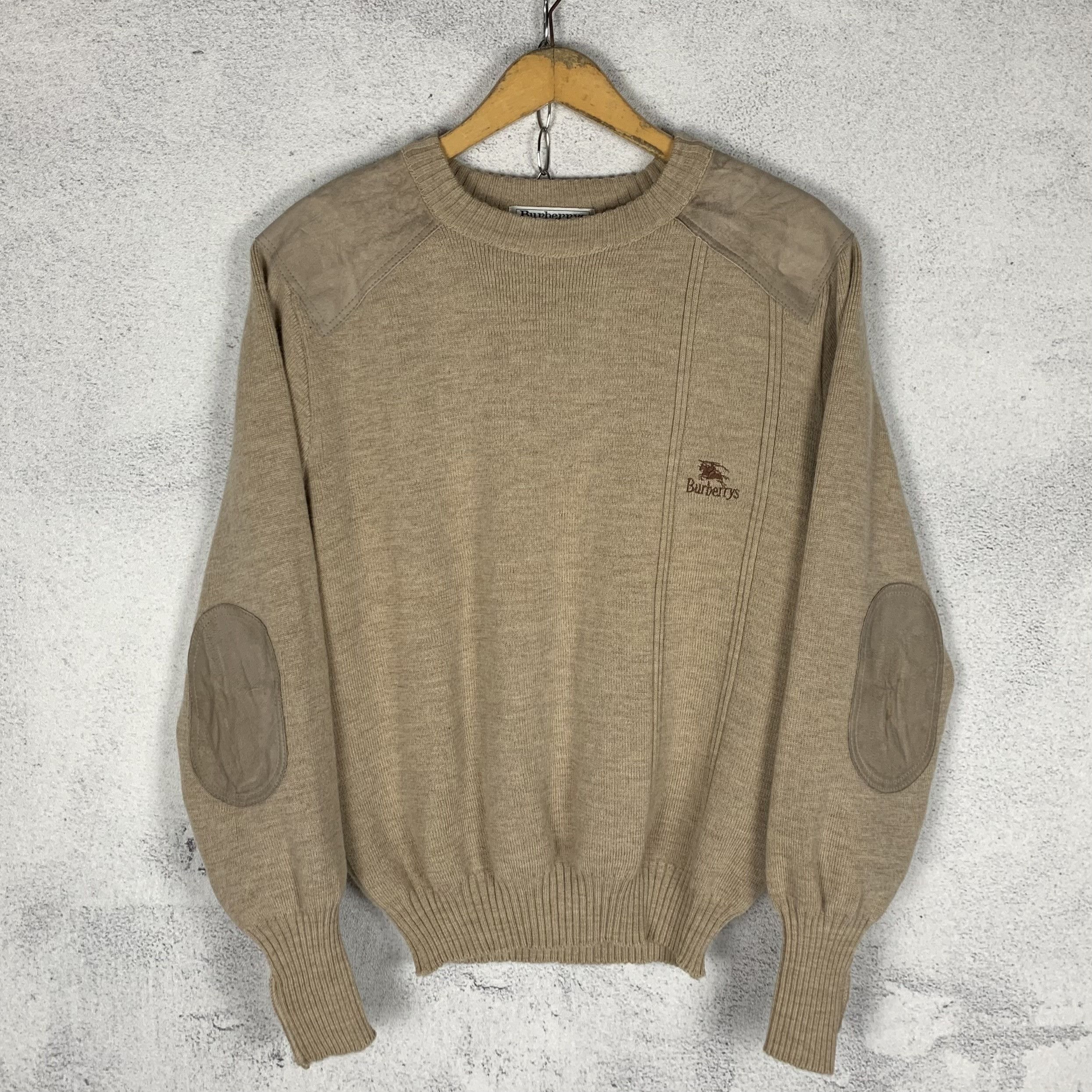 Burberry Vintage Burberry Wool Knit Sweater Jumper Size US M / EU 48-50 / 2 - 1 Thumbnail