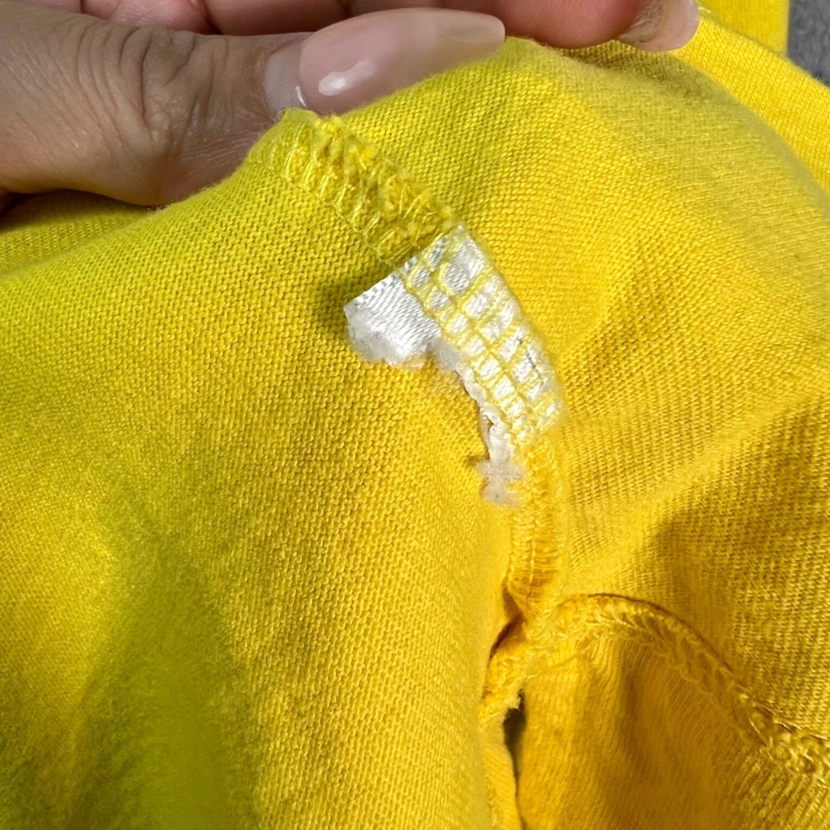 Everlane Everlane Polo Shirt Womens XS Organic Cotton Yellow w/ White Collar Shirt Size XS / US 0-2 / IT 36-38 - 7 Thumbnail