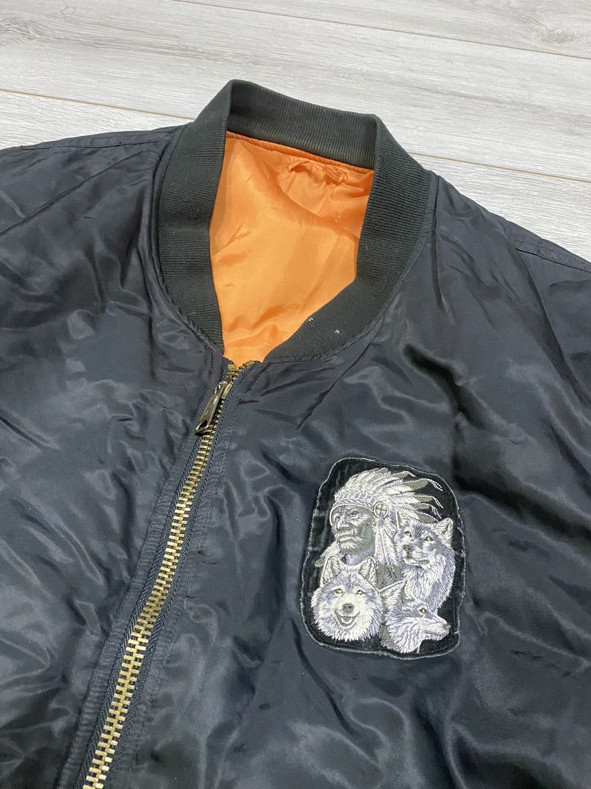 Fostex Garments MA-1 Fostex Garments 4XL bomber nylon zip Size US XXL / EU 58 / 5 - 6 Thumbnail