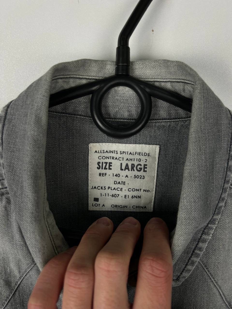 Allsaints Allsaints luxury denim shirt size L Size US L / EU 52-54 / 3 - 3 Thumbnail
