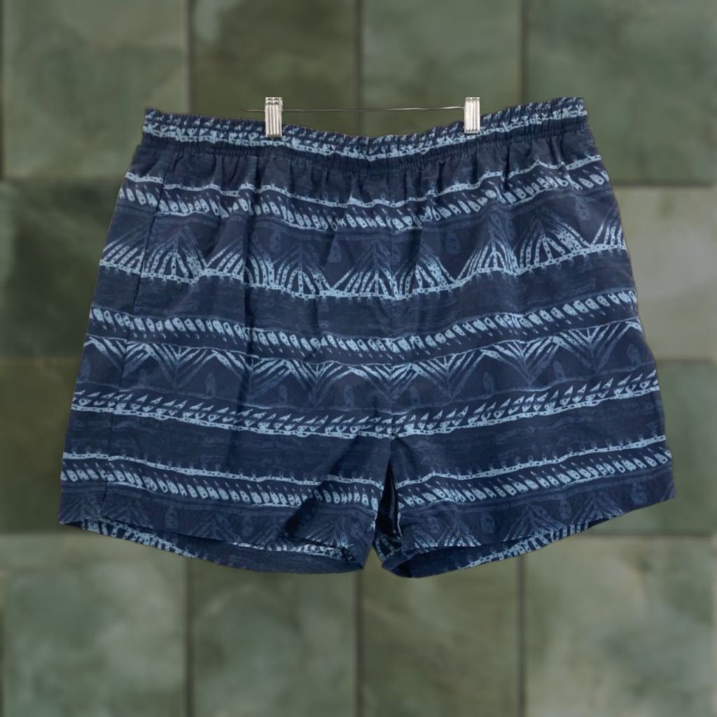 Vintage VINTAGE Greg Norman Swim Trunks Mens XL Blue Drawstring Size ONE SIZE - 1 Thumbnail