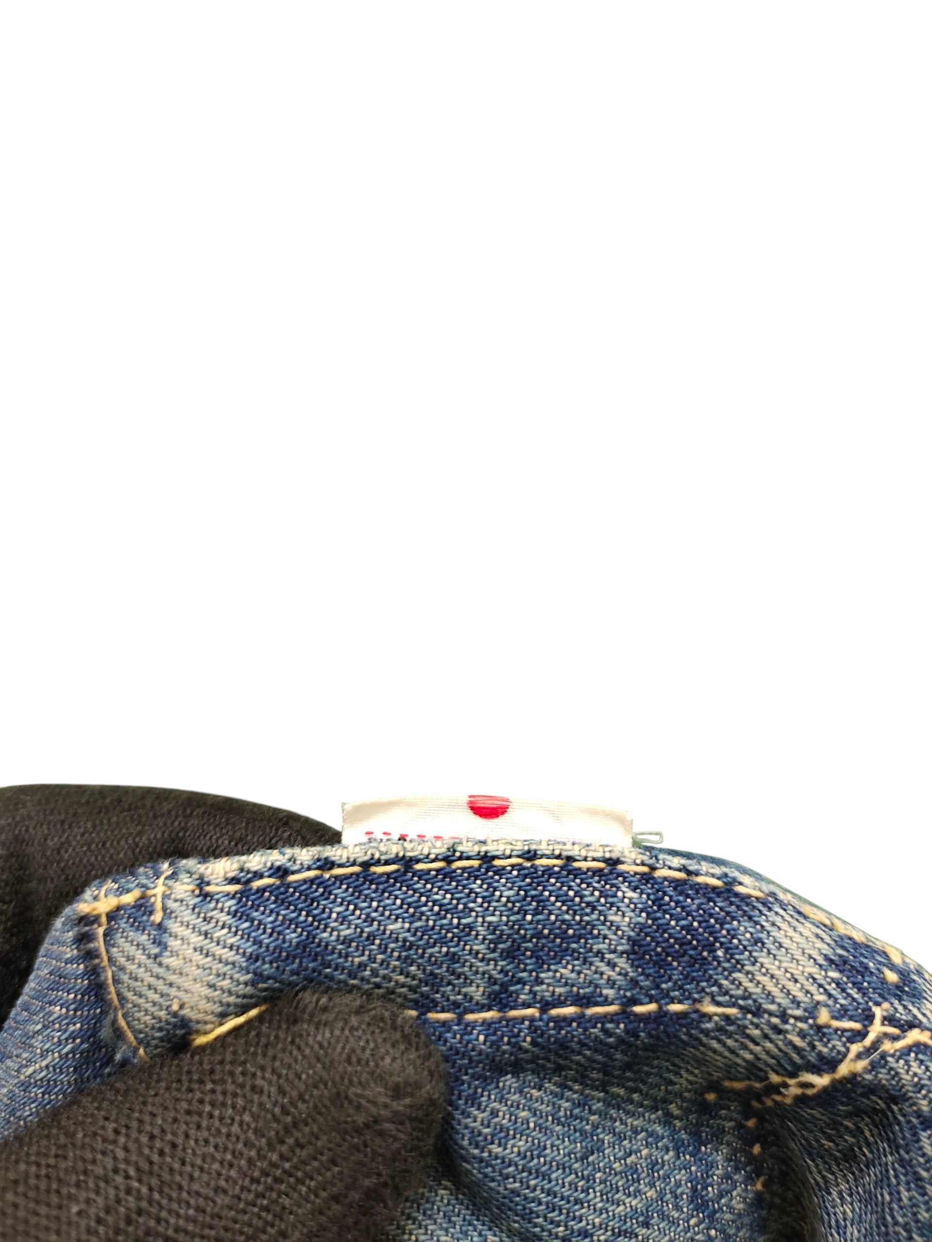 Studio D'Artisan 1990s Studio D' Artisan Selvedge Patchwork Distress Jeans Size US 32 / EU 48 - 11 Thumbnail