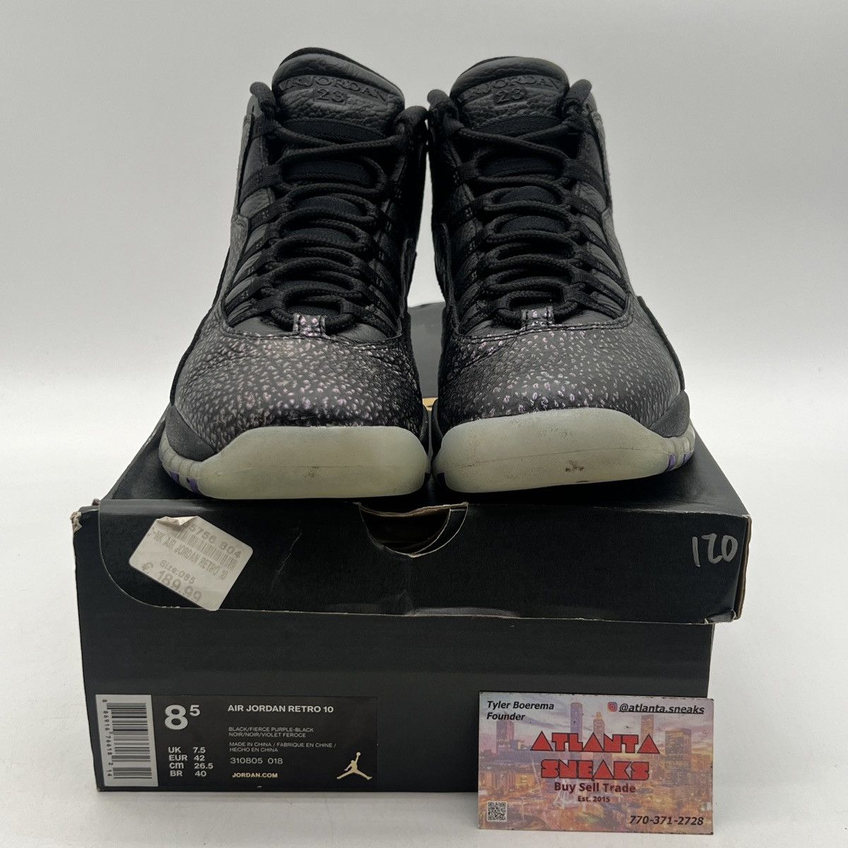 Jordan Brand Air Jordan 10 Paris Size US 8.5 / EU 41-42 - 2 Thumbnail