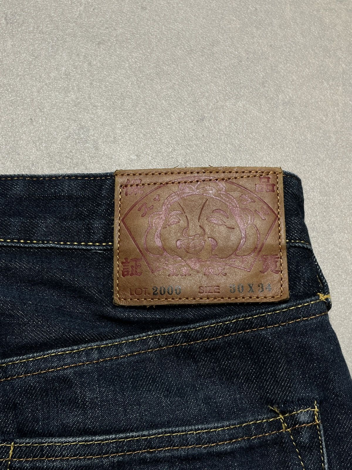 Evisu Evisu Camo Daicock Embroidered Logo Selvedge Denim Jeans Size US 30 / EU 46 - 7 Thumbnail