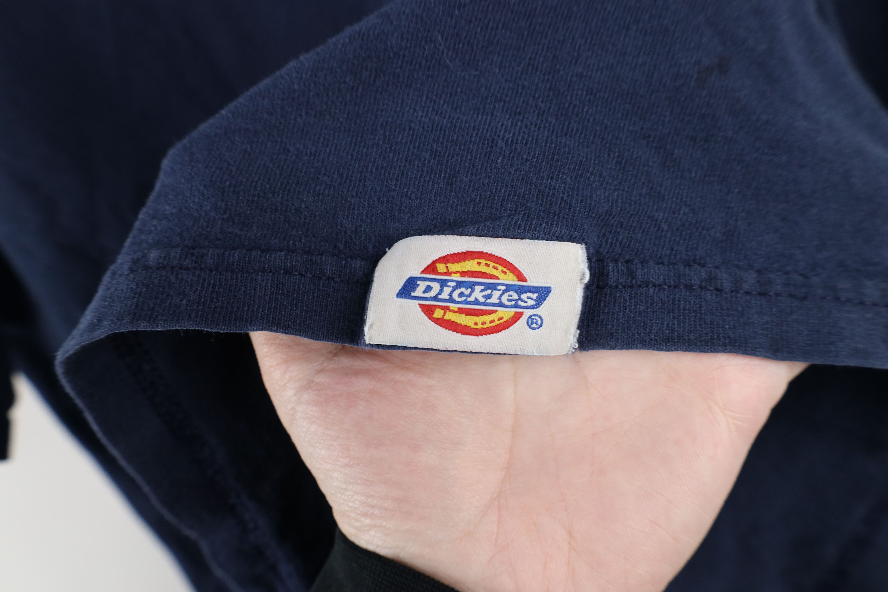 Dickies × Vintage Vintage 90s Dickies Spell Out Short Sleeve Pocket T-Shirt Size US XL / EU 56 / 4 - 4 Thumbnail